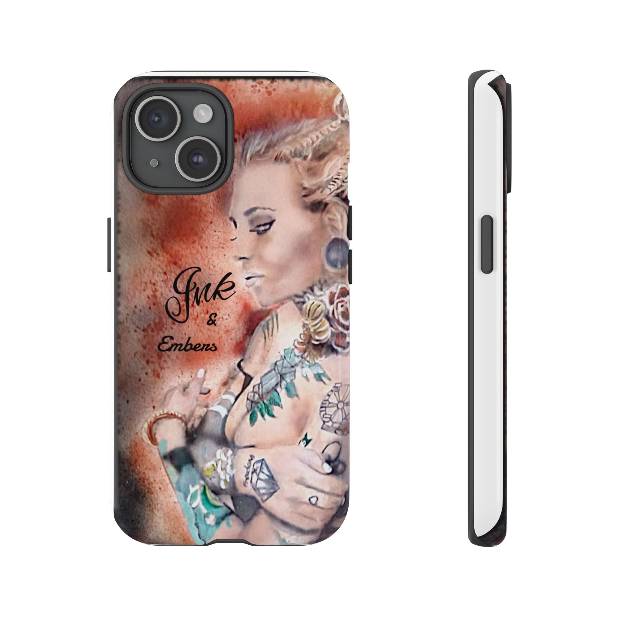 Tattooed Pin-Up Tough Case — Ink & Embers Phone Cover