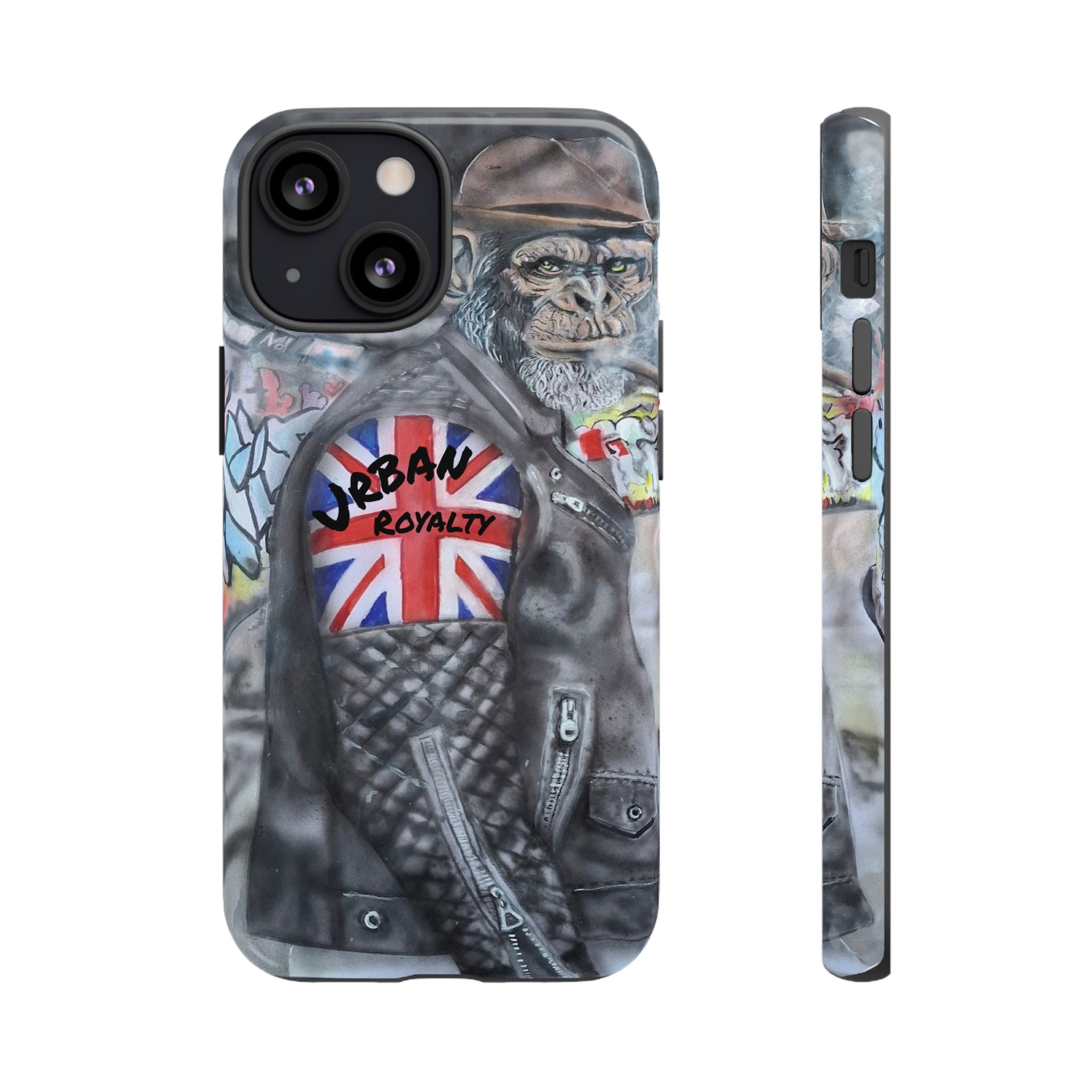 Urban Royalty Monkey Phone Case – Graffiti Biker Protective Cover