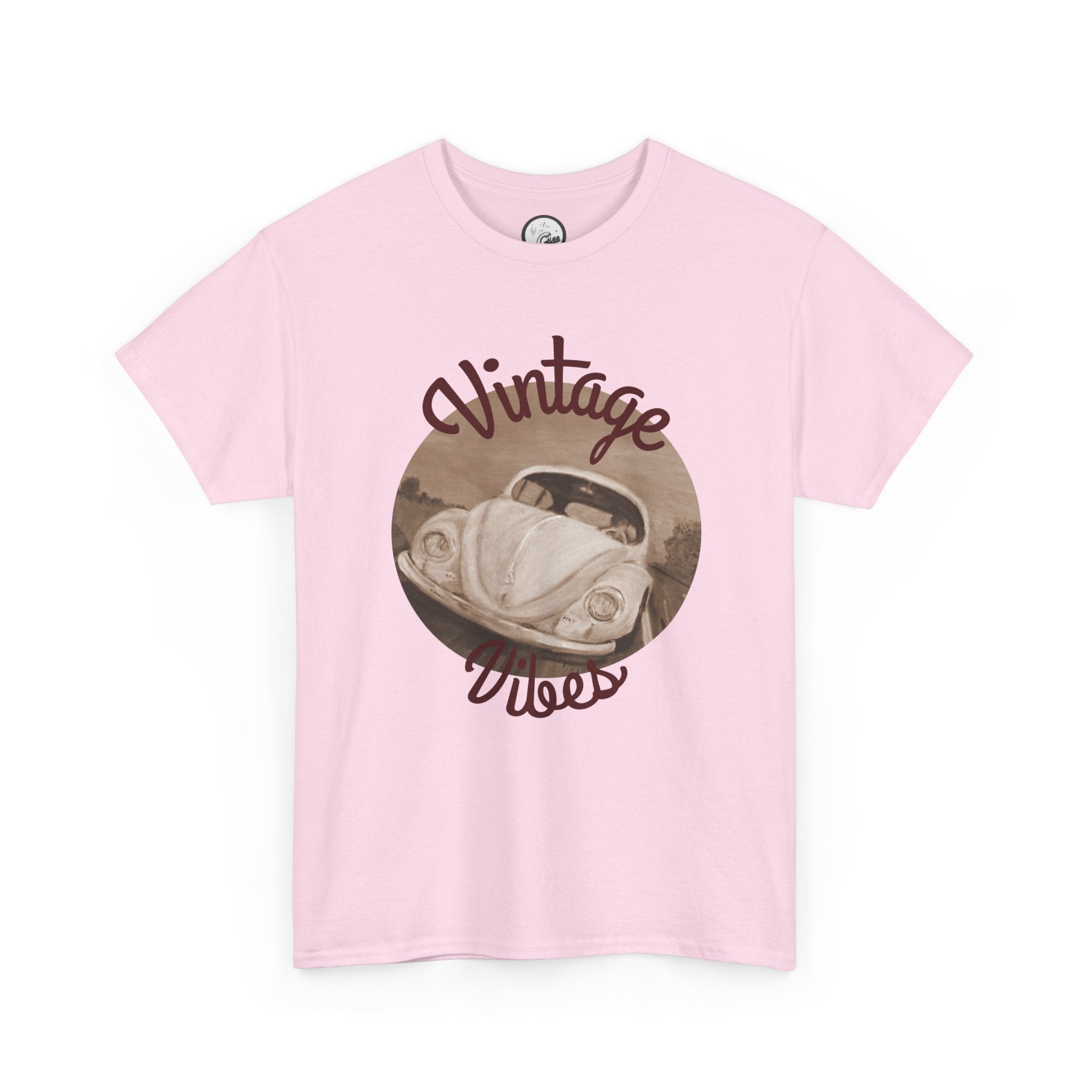 Vintage Vibes T-Shirt — Retro Beetle Car Graphic Tee