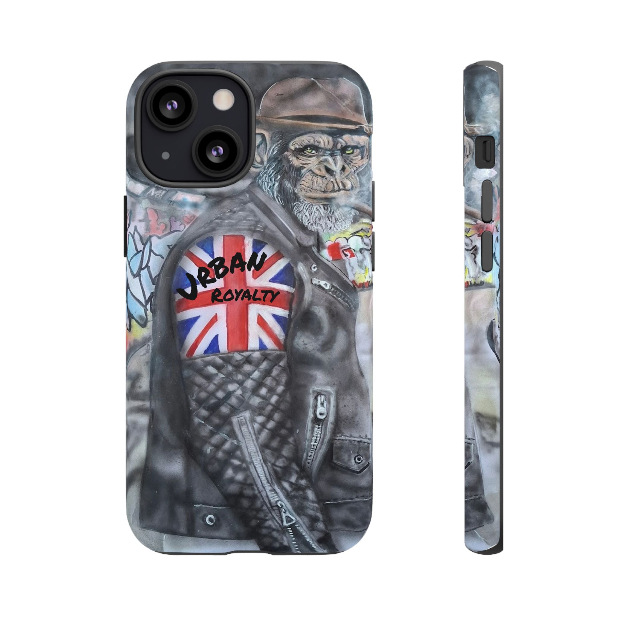 Urban Royalty Monkey Phone Case – Graffiti Biker Protective Cover