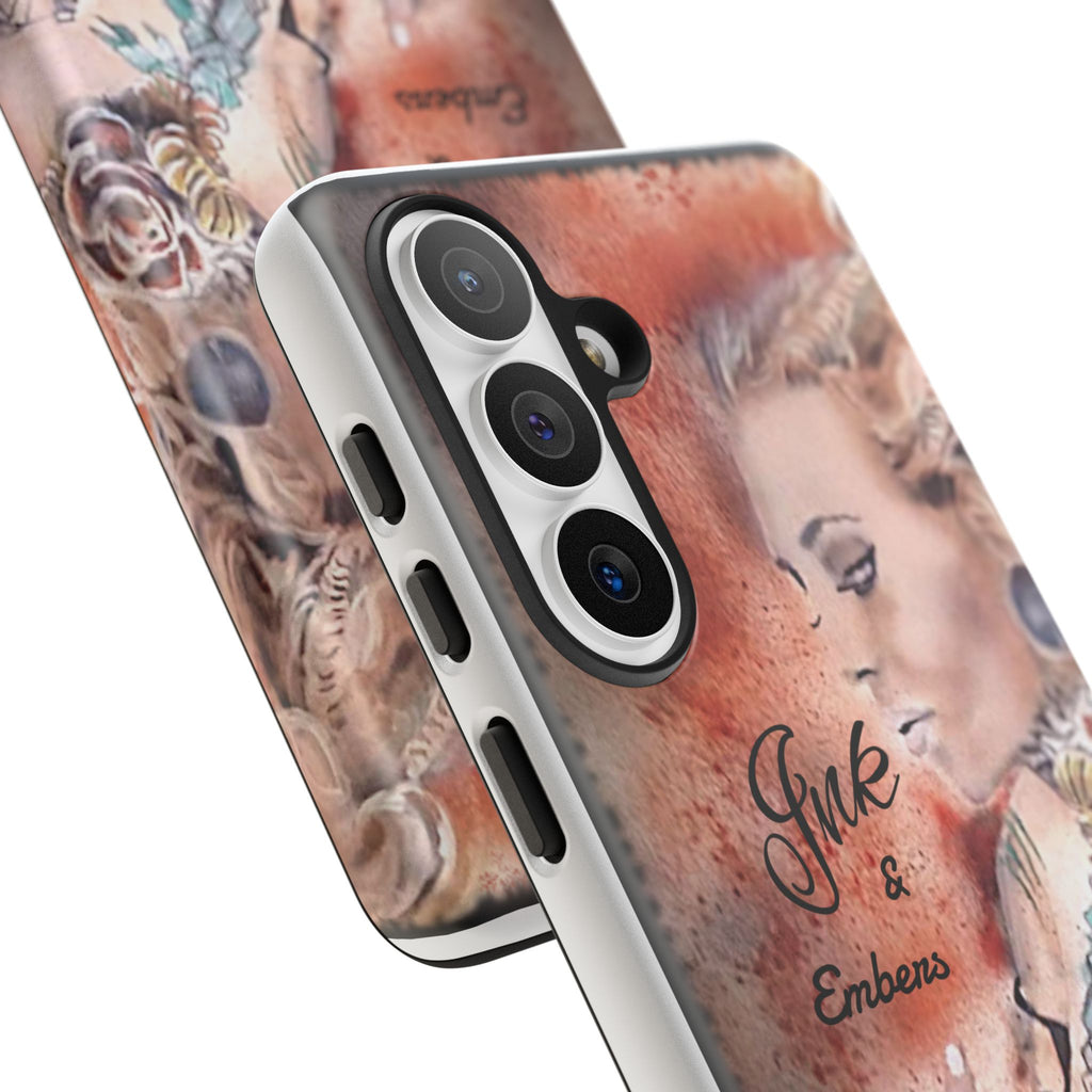 Tattooed Pin-Up Tough Case — Ink & Embers Phone Cover