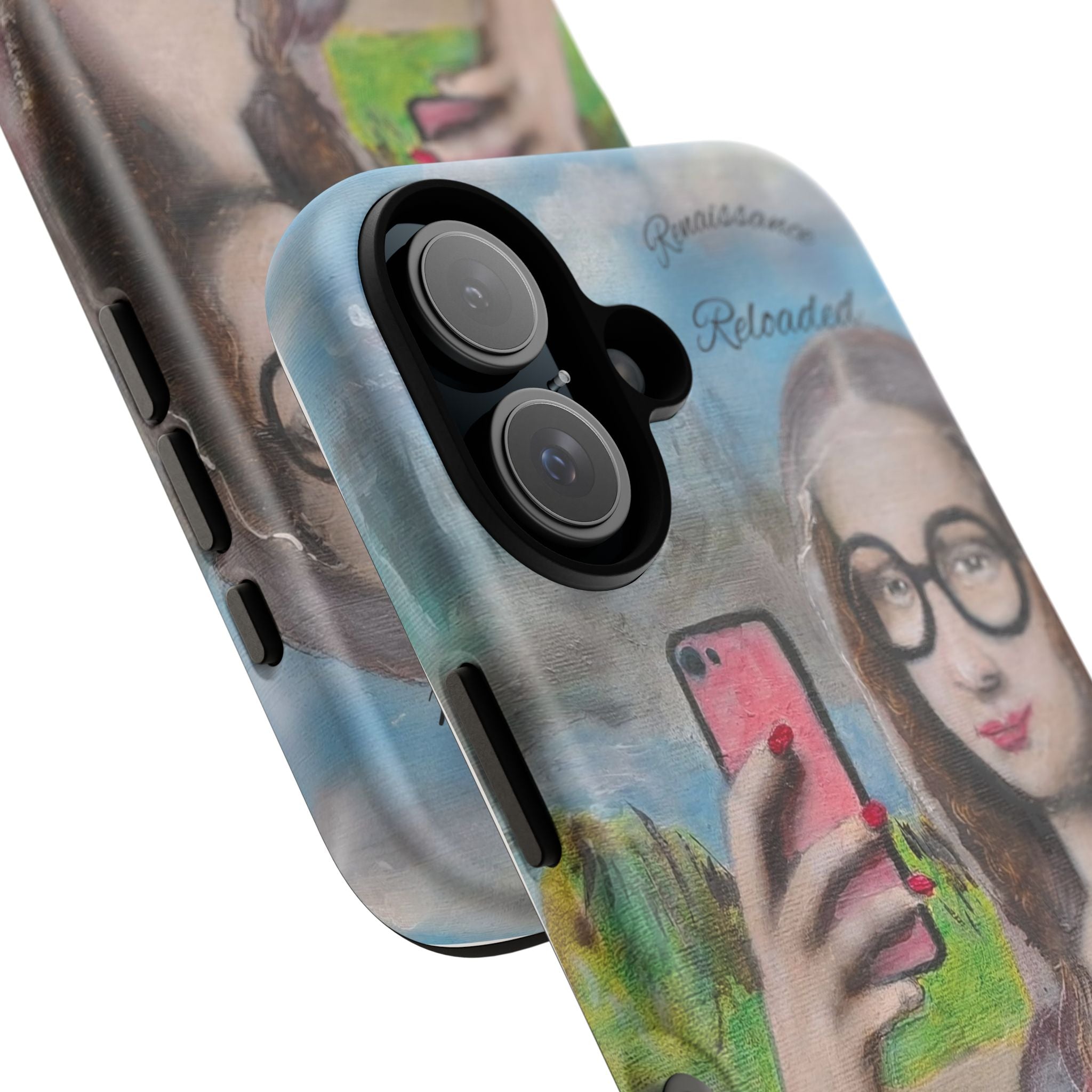 Mona Lisa Selfie Tough Phone Case — Renaissance Reloaded Protective Cover