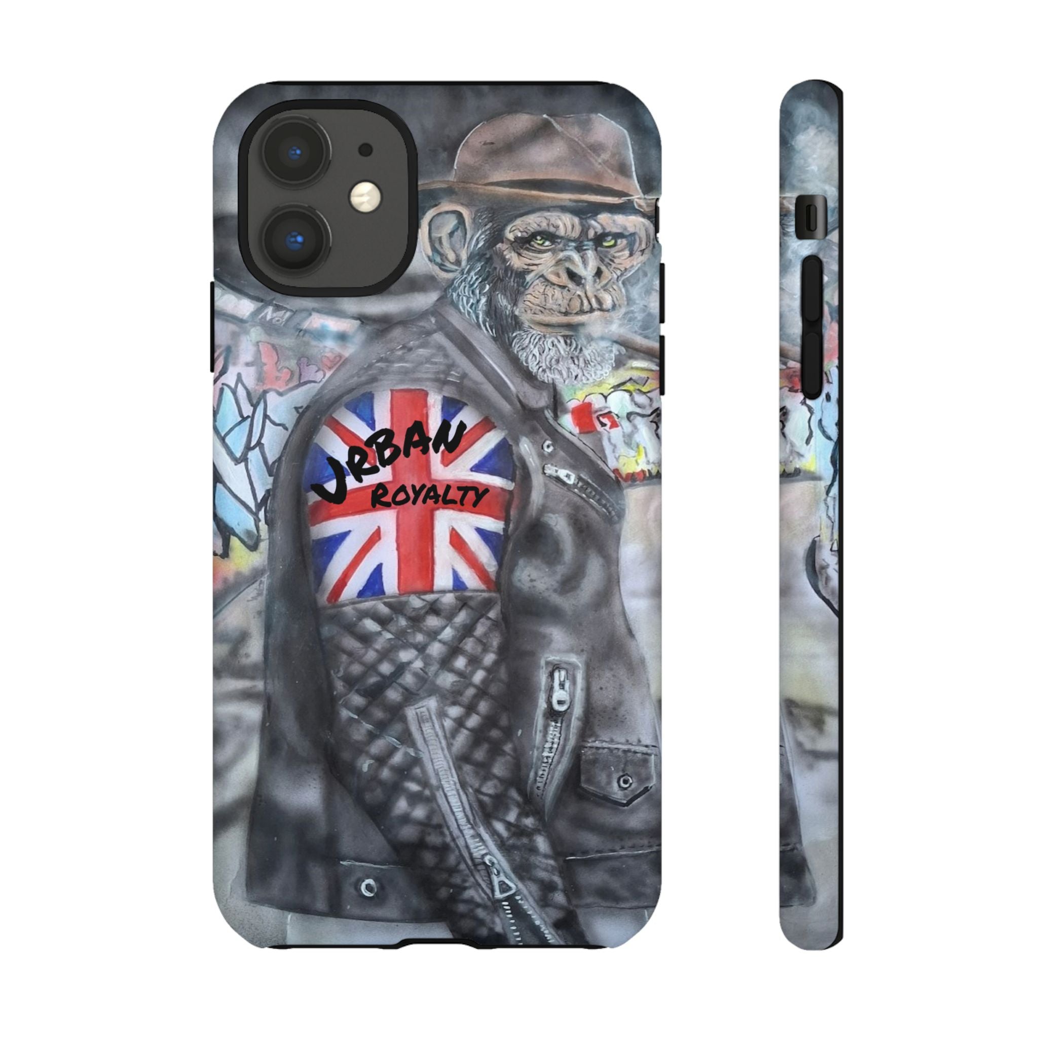 Urban Royalty Monkey Phone Case – Graffiti Biker Protective Cover