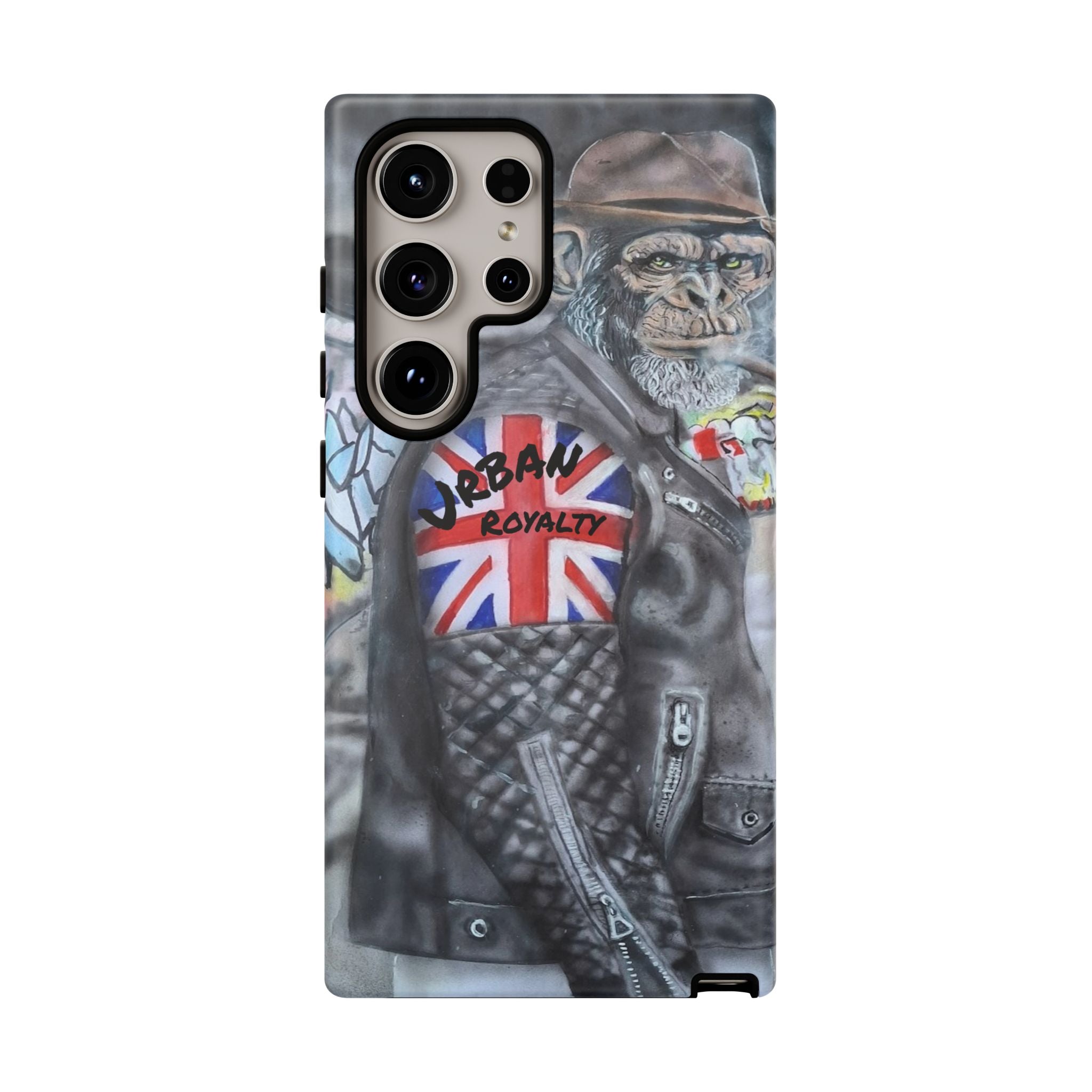 Urban Royalty Monkey Phone Case – Graffiti Biker Protective Cover