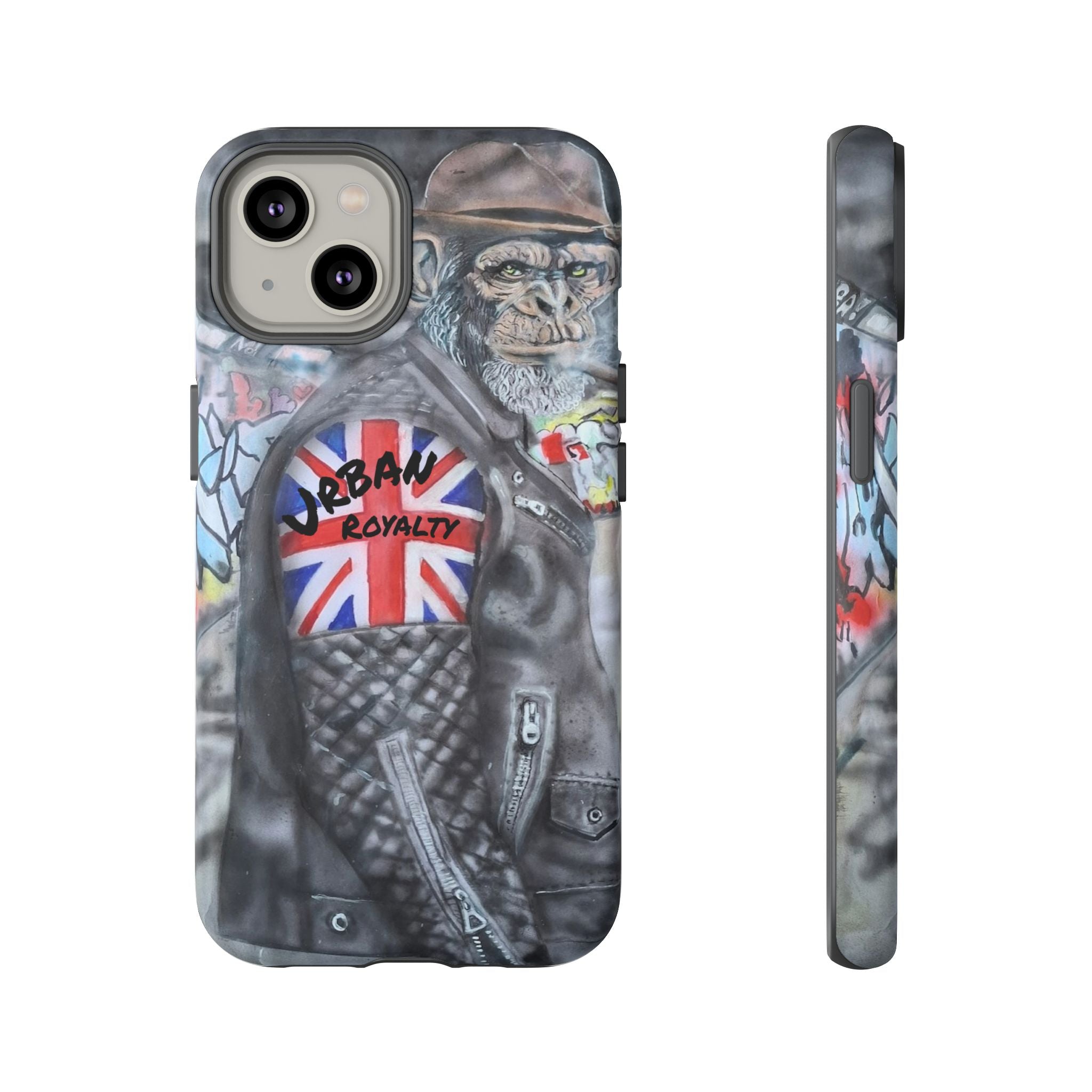 Urban Royalty Monkey Phone Case – Graffiti Biker Protective Cover