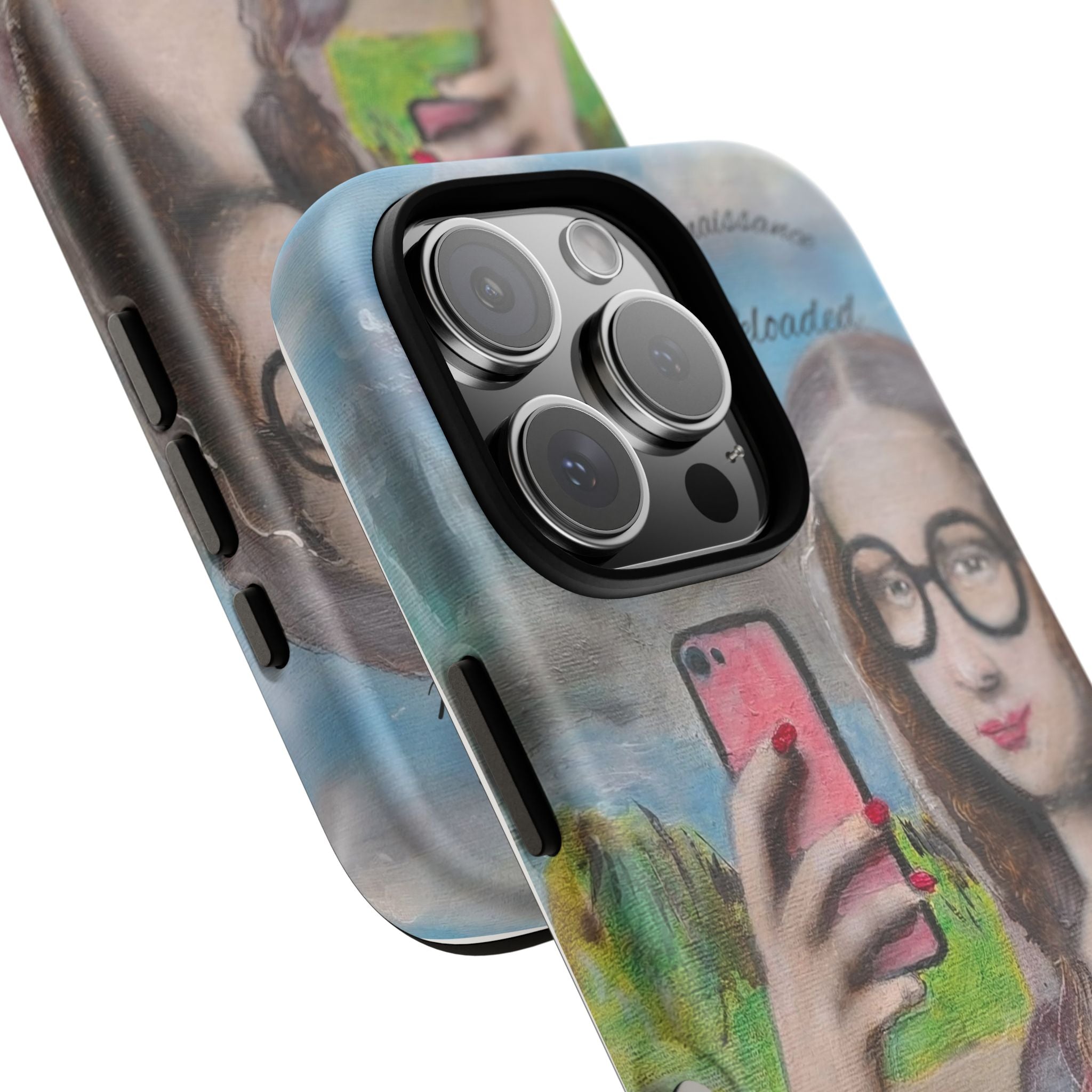 Mona Lisa Selfie Tough Phone Case — Renaissance Reloaded Protective Cover