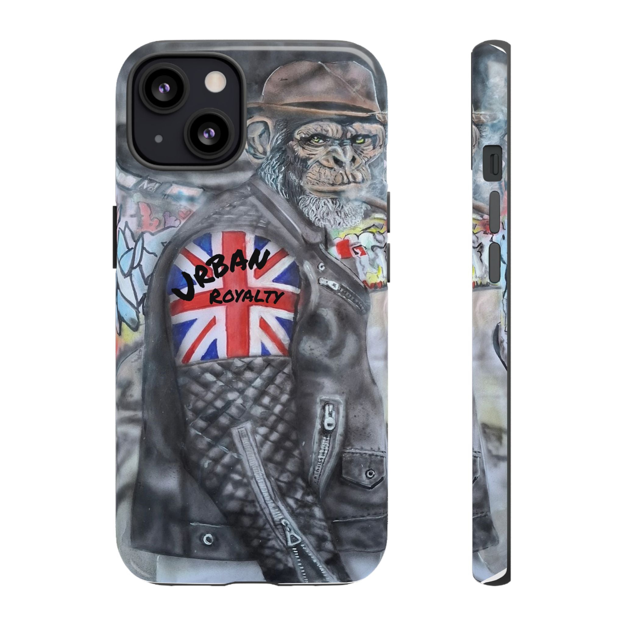 Urban Royalty Monkey Phone Case – Graffiti Biker Protective Cover