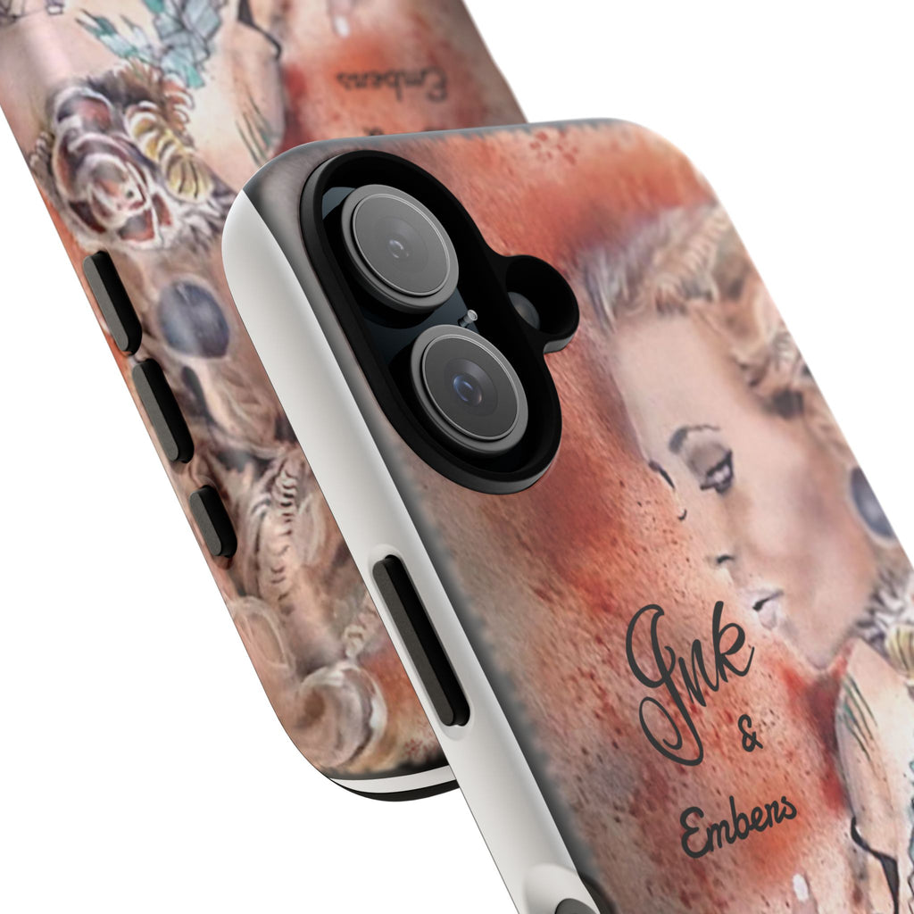 Tattooed Pin-Up Tough Case — Ink & Embers Phone Cover