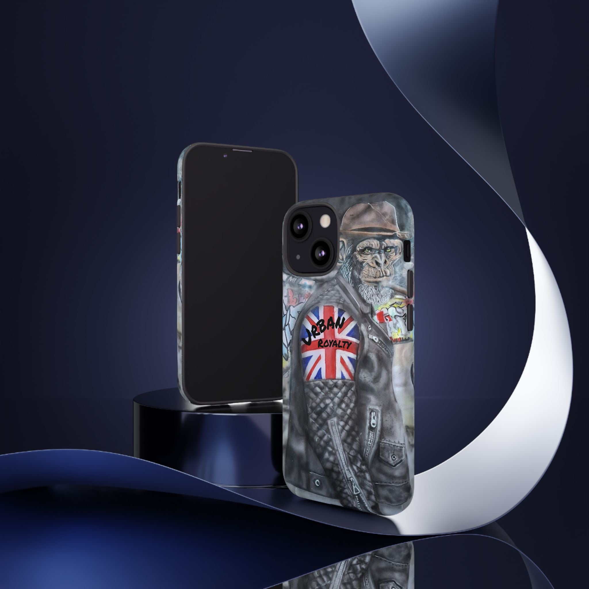 Urban Royalty Monkey Phone Case – Graffiti Biker Protective Cover