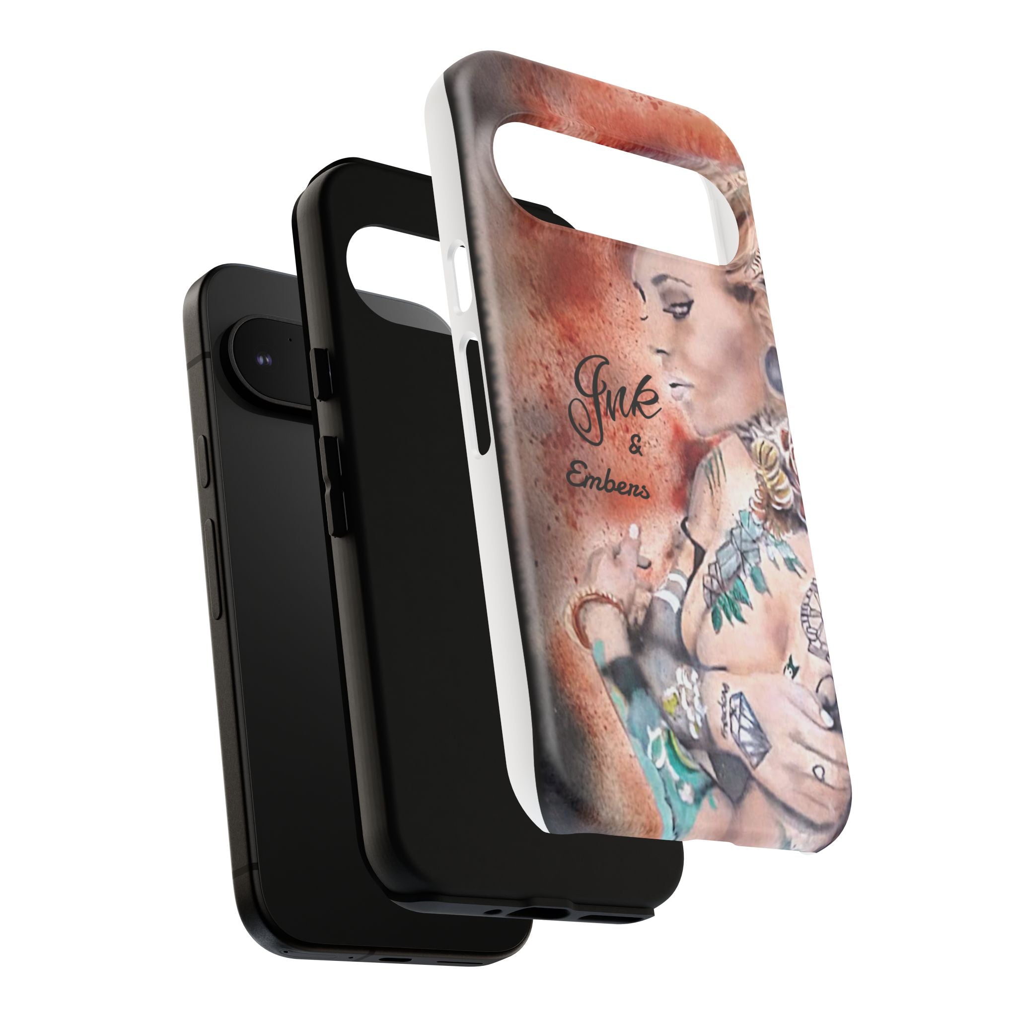 Tattooed Pin-Up Tough Case — Ink & Embers Phone Cover