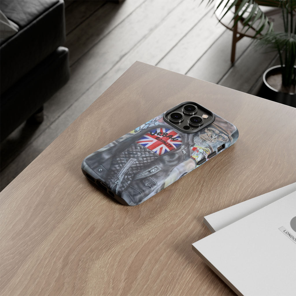 Urban Royalty Monkey Phone Case – Graffiti Biker Protective Cover