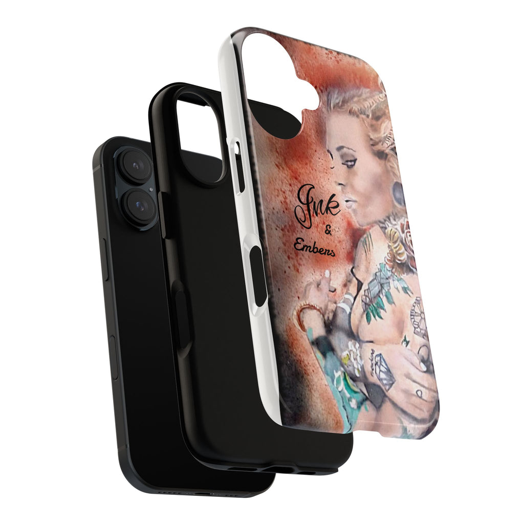 Tattooed Pin-Up Tough Case — Ink & Embers Phone Cover