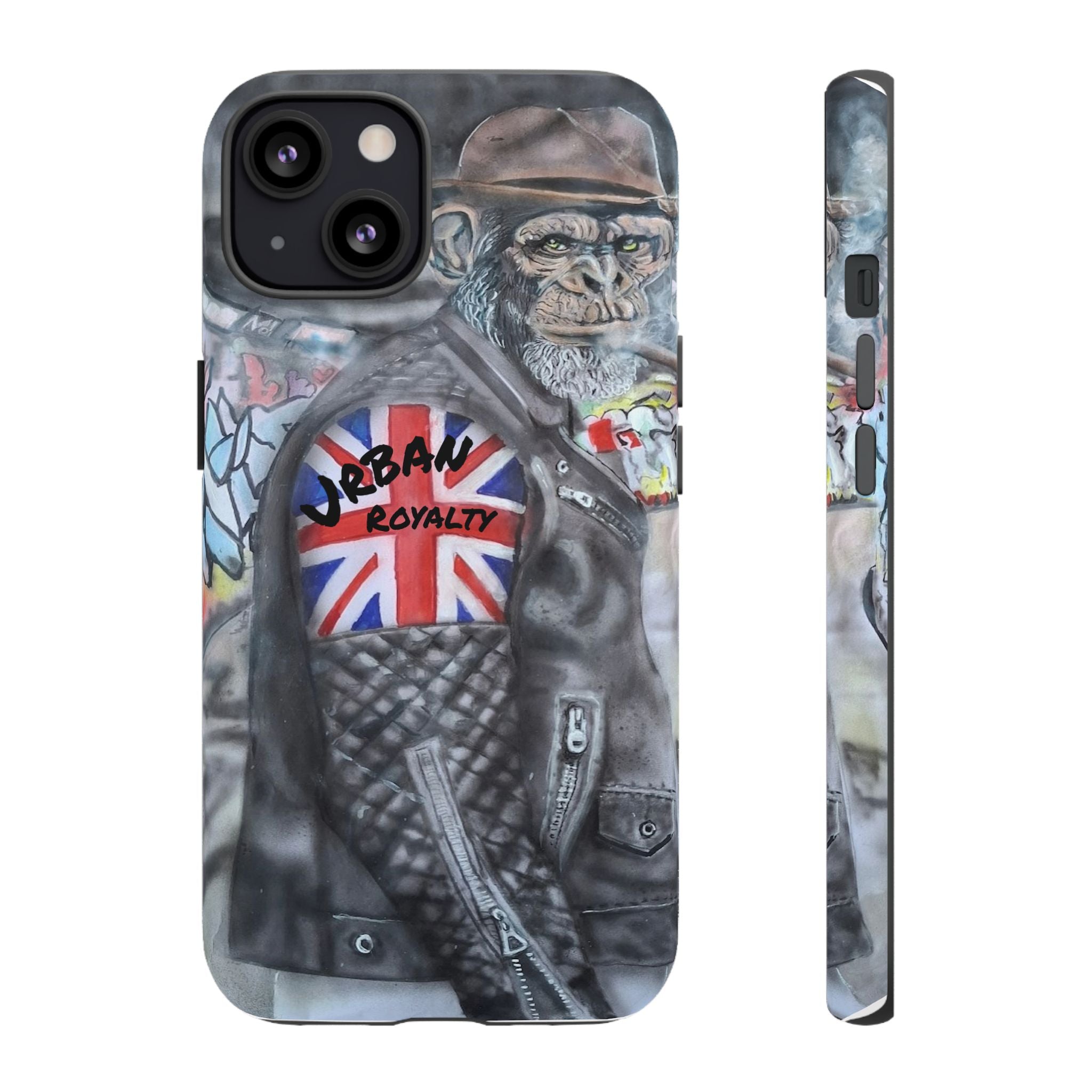 Urban Royalty Monkey Phone Case – Graffiti Biker Protective Cover