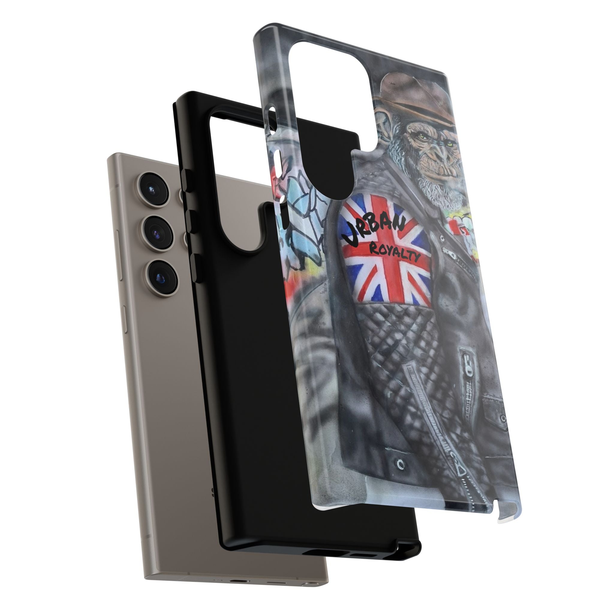 Urban Royalty Monkey Phone Case – Graffiti Biker Protective Cover