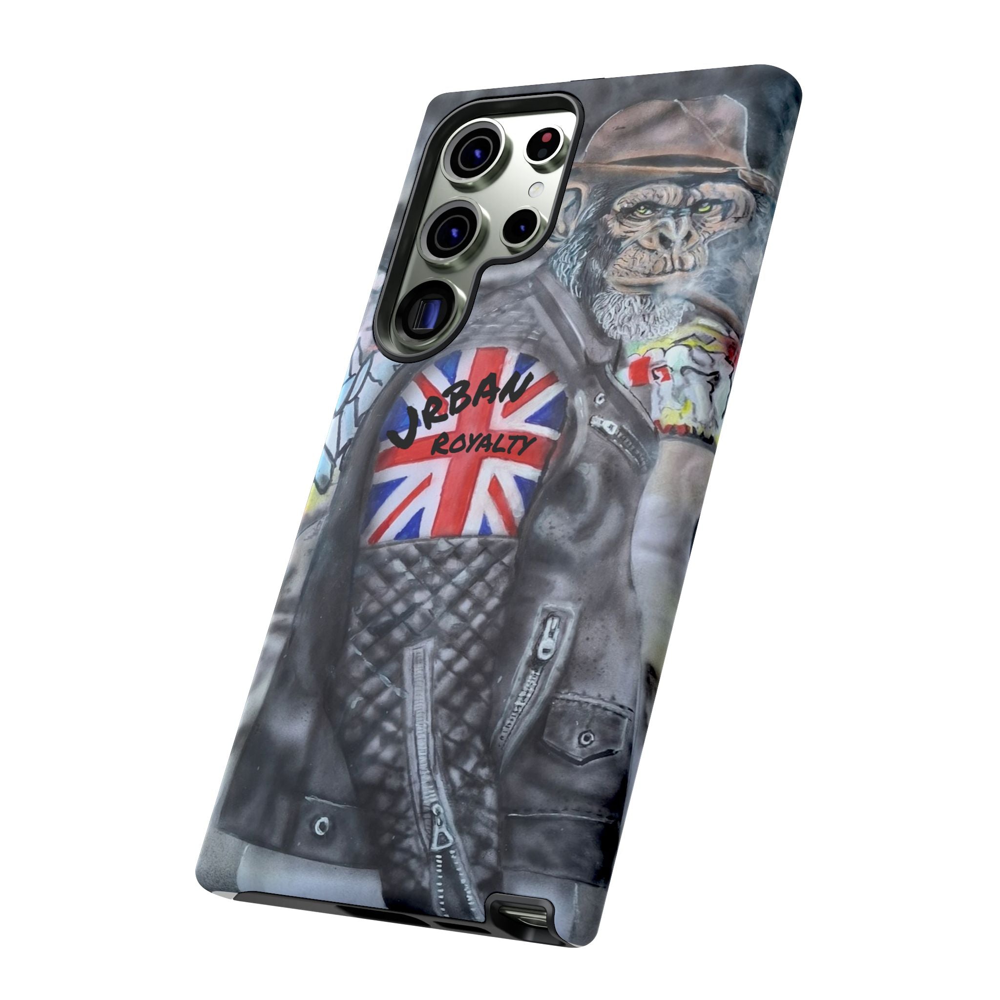 Urban Royalty Monkey Phone Case – Graffiti Biker Protective Cover