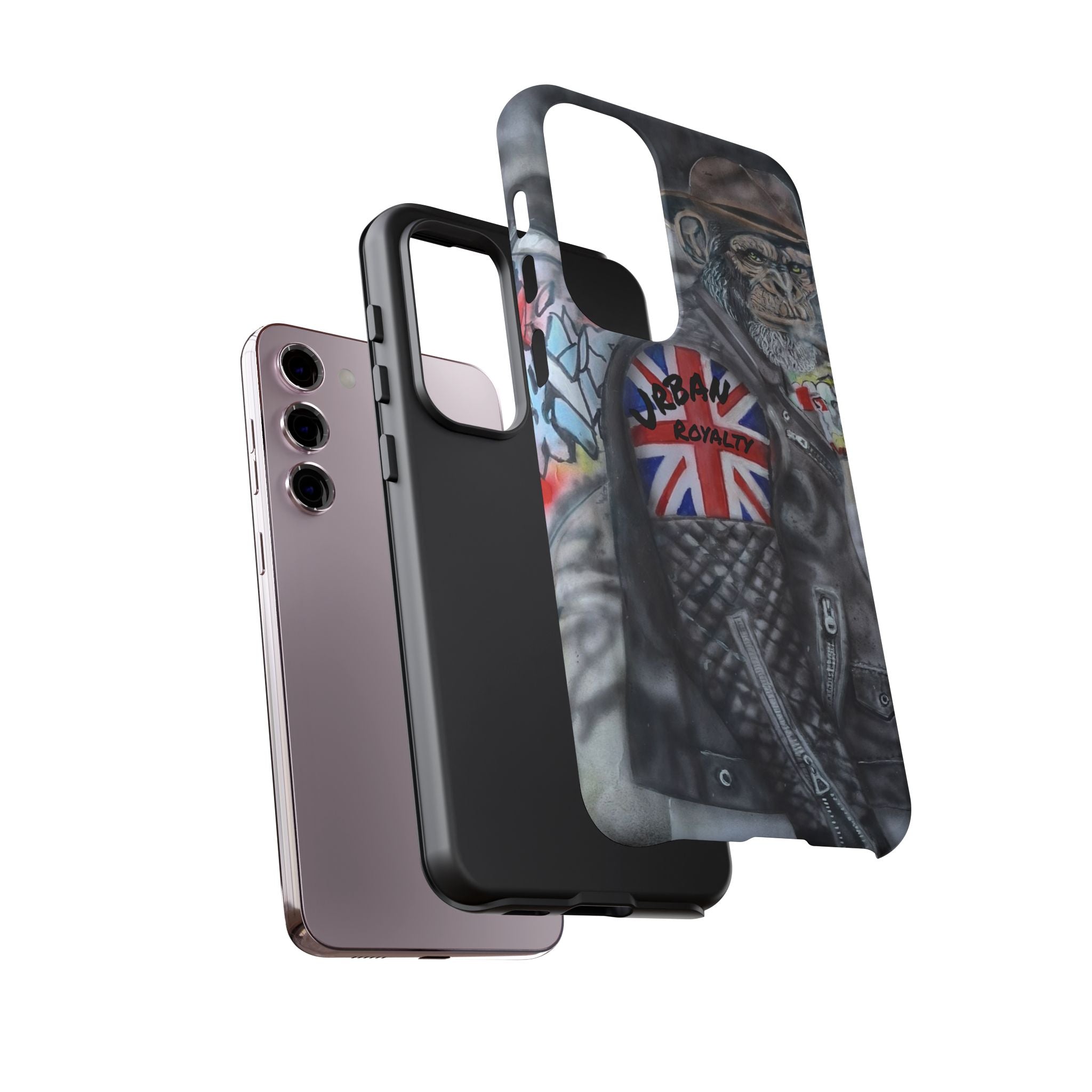 Urban Royalty Monkey Phone Case – Graffiti Biker Protective Cover
