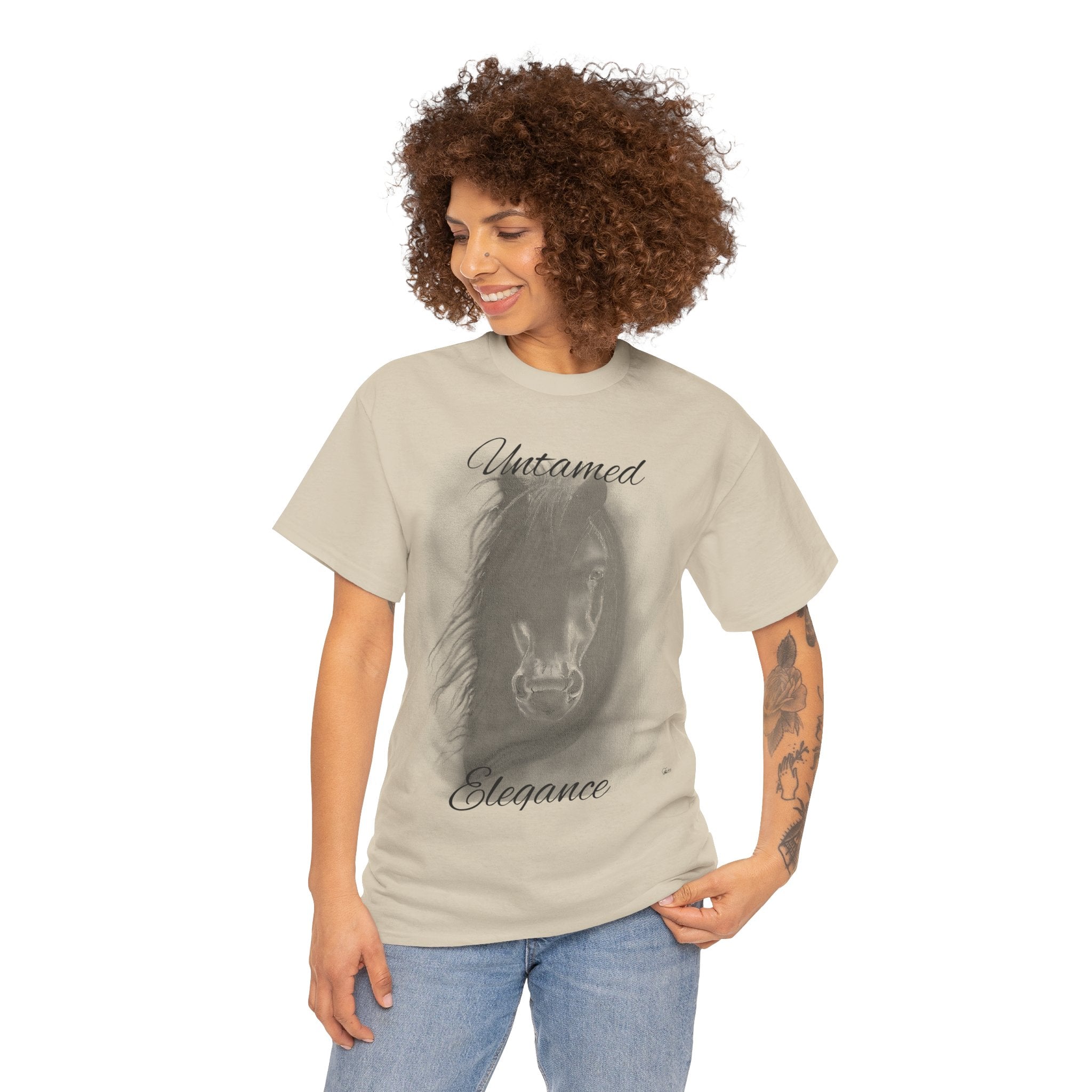 Horse Portrait Tee — "Untamed Elegance" Graphic T-Shirt