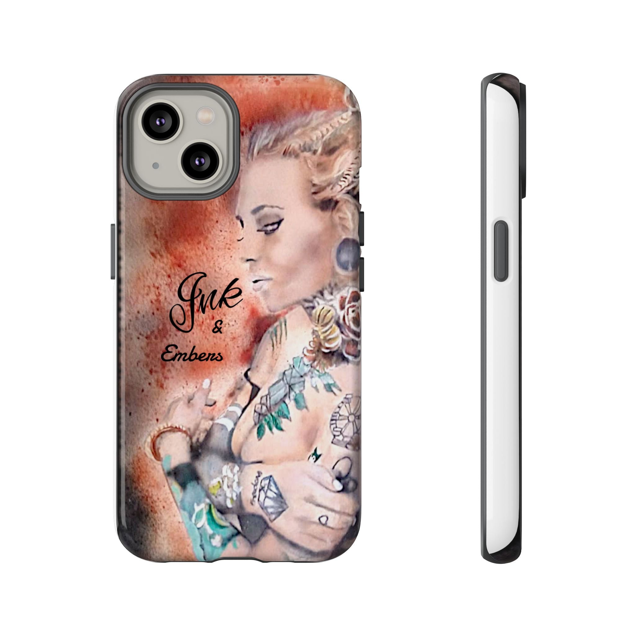 Tattooed Pin-Up Tough Case — Ink & Embers Phone Cover