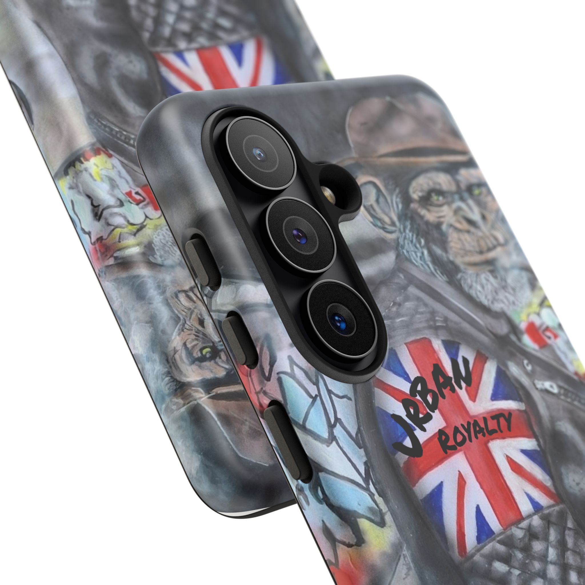Urban Royalty Monkey Phone Case – Graffiti Biker Protective Cover