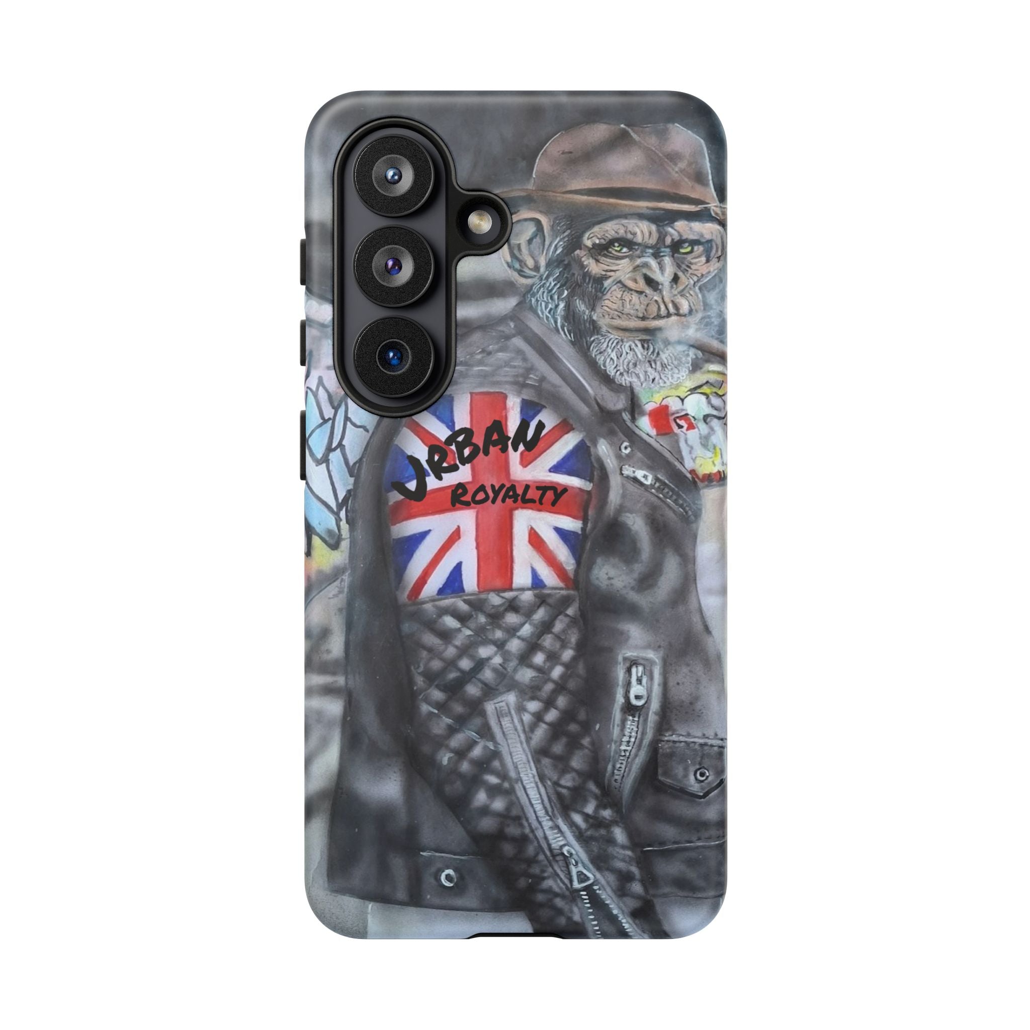 Urban Royalty Monkey Phone Case – Graffiti Biker Protective Cover