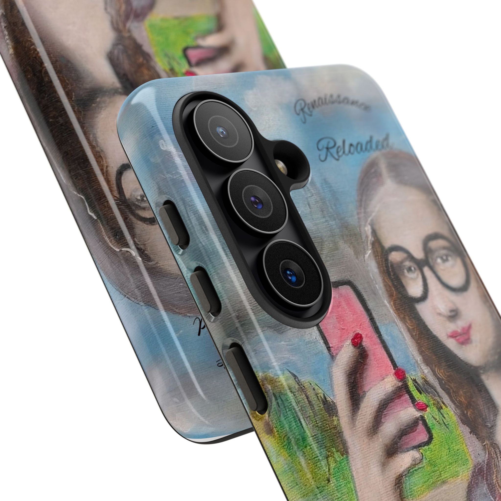 Mona Lisa Selfie Tough Phone Case — Renaissance Reloaded Protective Cover