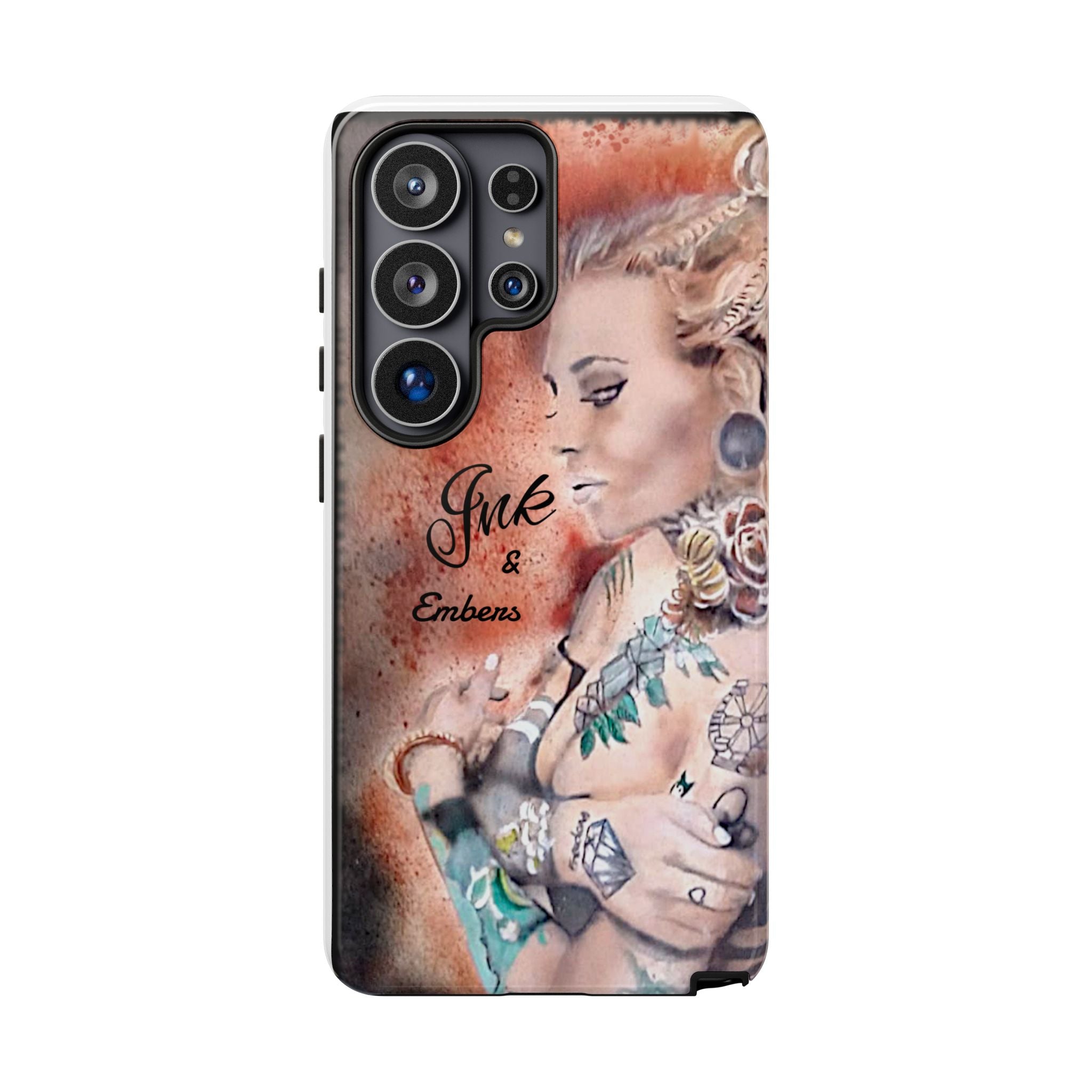 Tattooed Pin-Up Tough Case — Ink & Embers Phone Cover