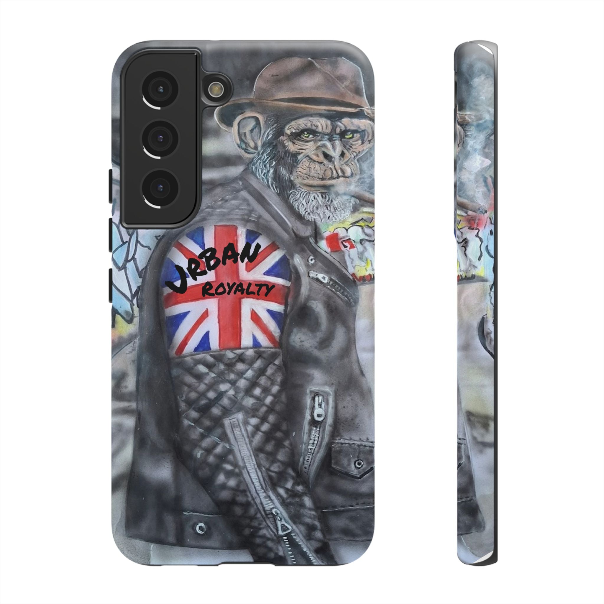 Urban Royalty Monkey Phone Case – Graffiti Biker Protective Cover