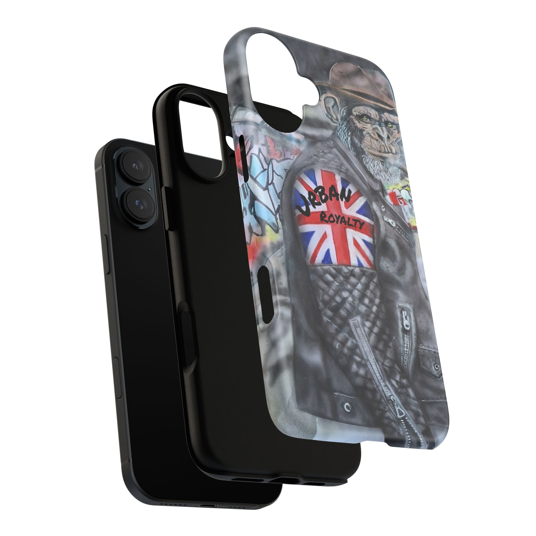 Urban Royalty Monkey Phone Case – Graffiti Biker Protective Cover