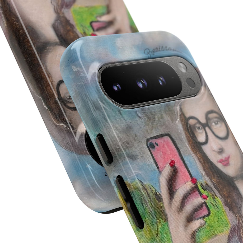 Mona Lisa Selfie Tough Phone Case — Renaissance Reloaded Protective Cover