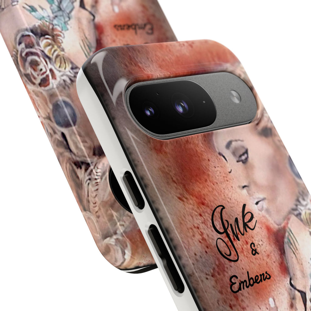 Tattooed Pin-Up Tough Case — Ink & Embers Phone Cover