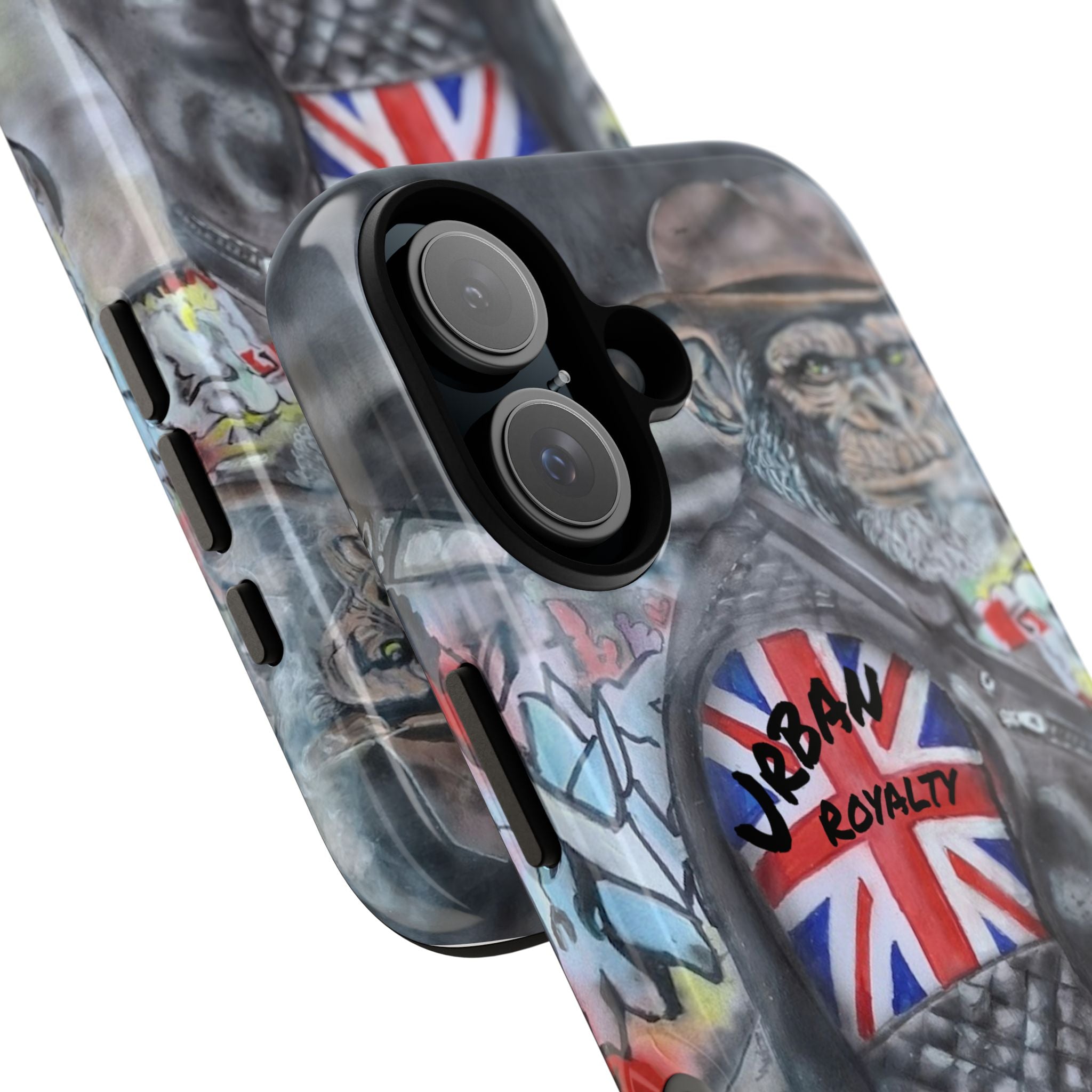 Urban Royalty Monkey Phone Case – Graffiti Biker Protective Cover