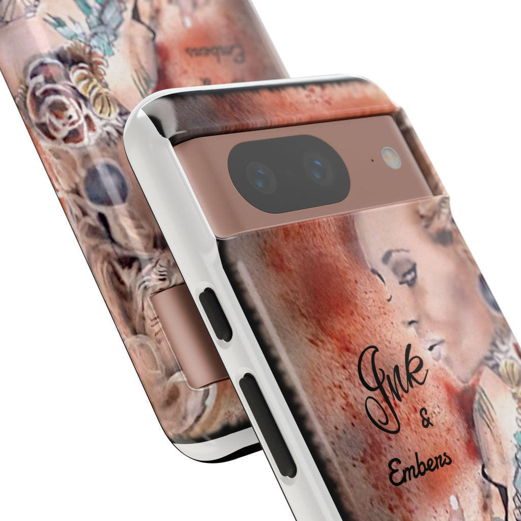 Tattooed Pin-Up Tough Case — Ink & Embers Phone Cover