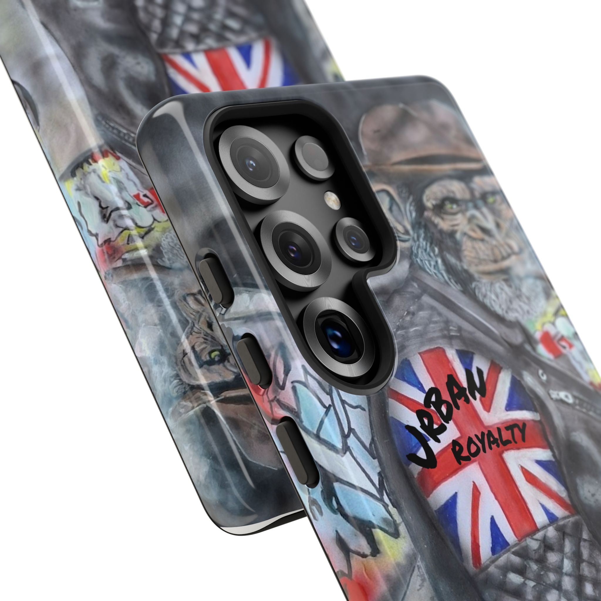 Urban Royalty Monkey Phone Case – Graffiti Biker Protective Cover