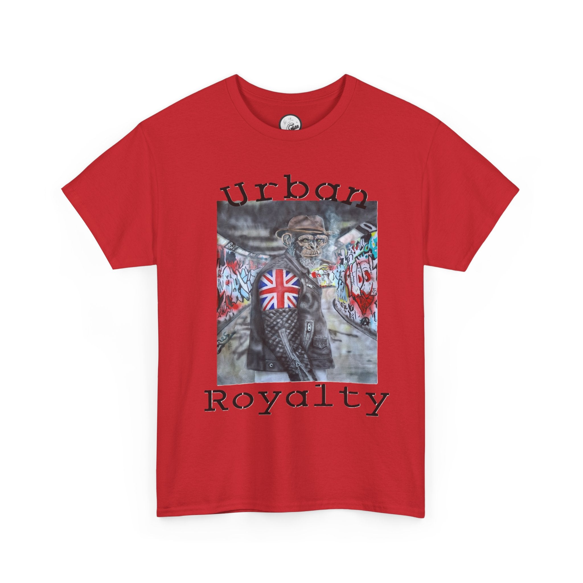 Urban Royalty T-Shirt — Street Art Monkey with Union Jack design Jacket