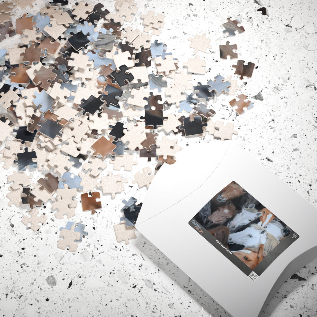 Herd of Horses Jigsaw Puzzle — 110/252-Piece Equestrian Puzzle