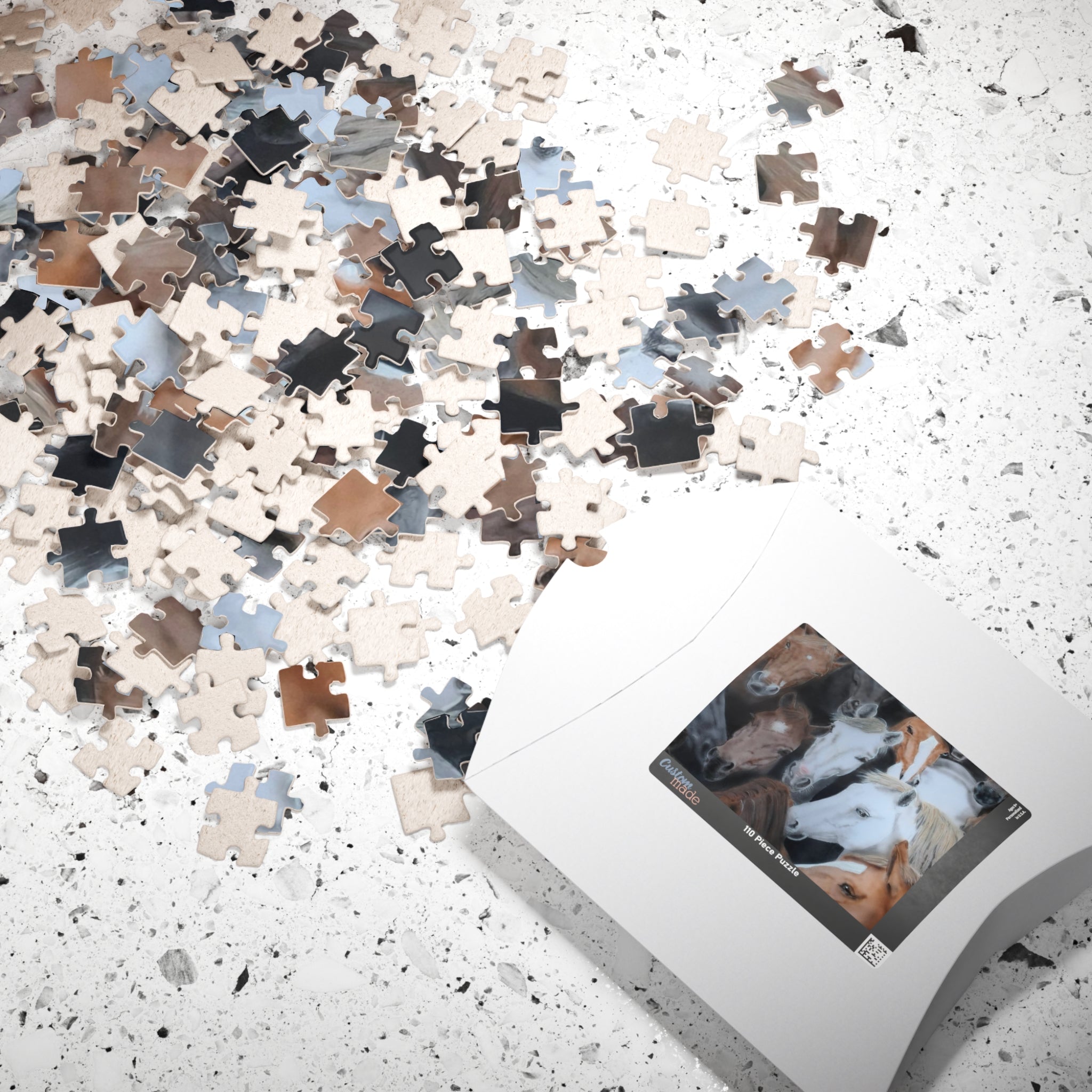 Herd of Horses Jigsaw Puzzle — 110/252-Piece Equestrian Puzzle