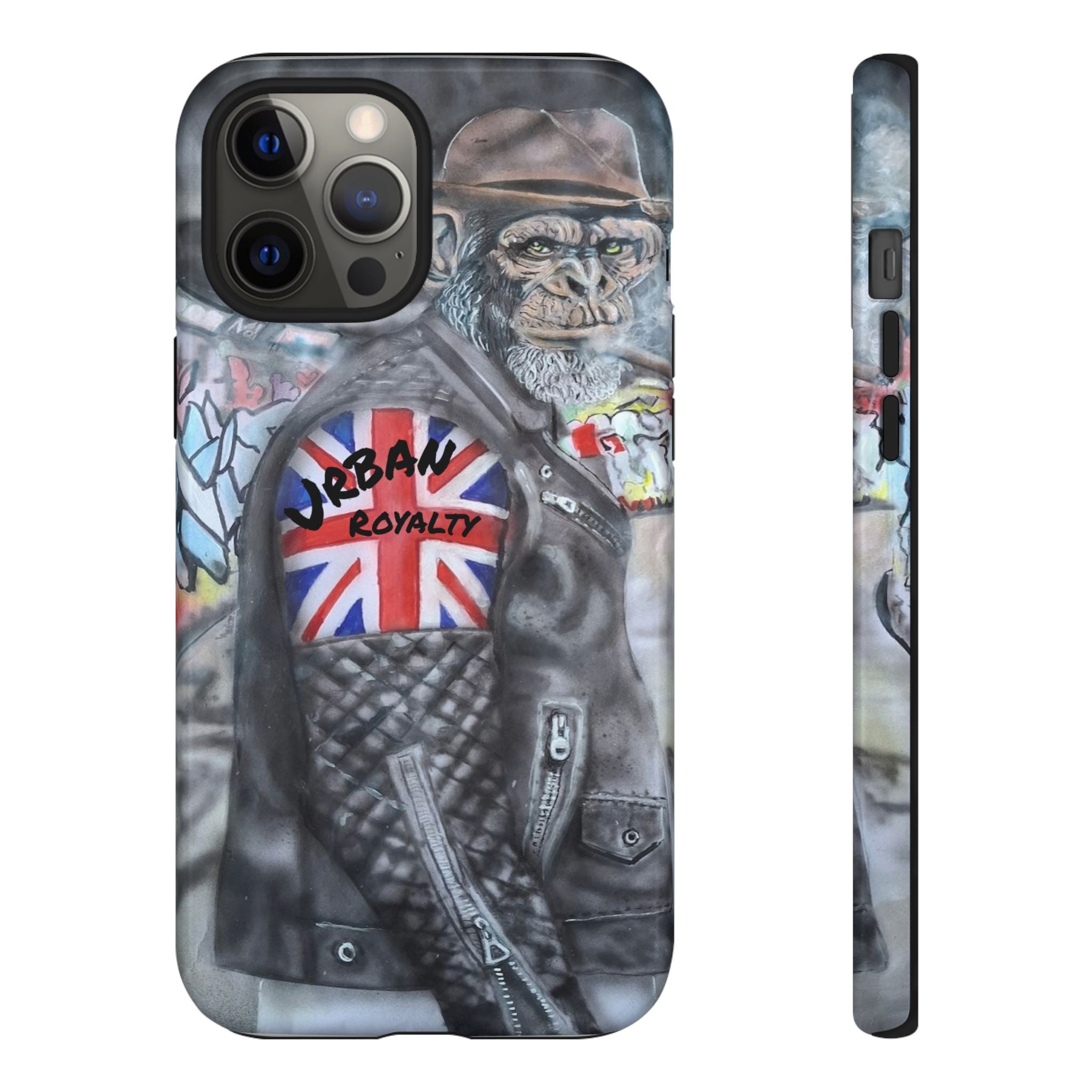 Urban Royalty Monkey Phone Case – Graffiti Biker Protective Cover