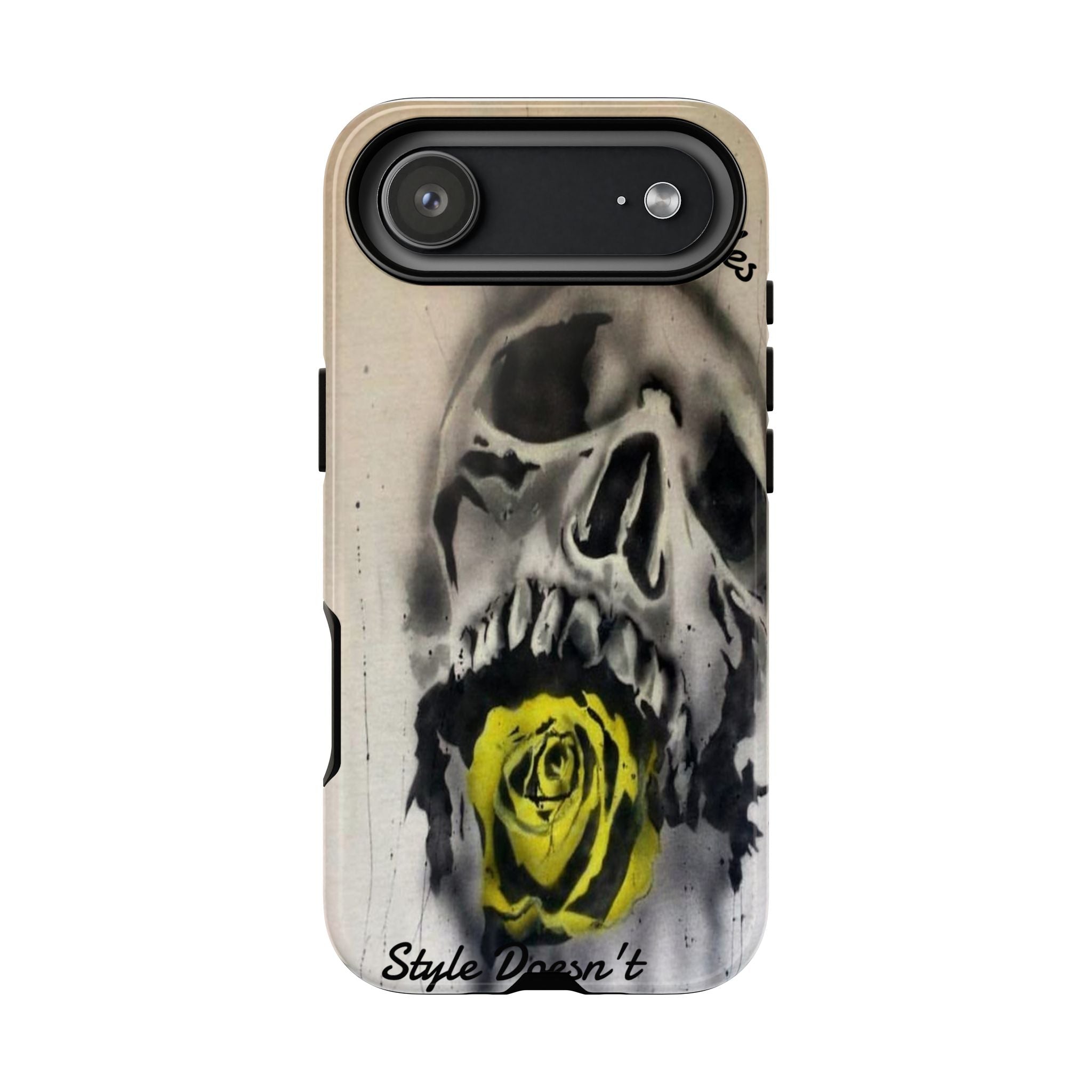 Skull & Rose Tough Case — “Life Fades. Style Doesn’t.” Phone Cover