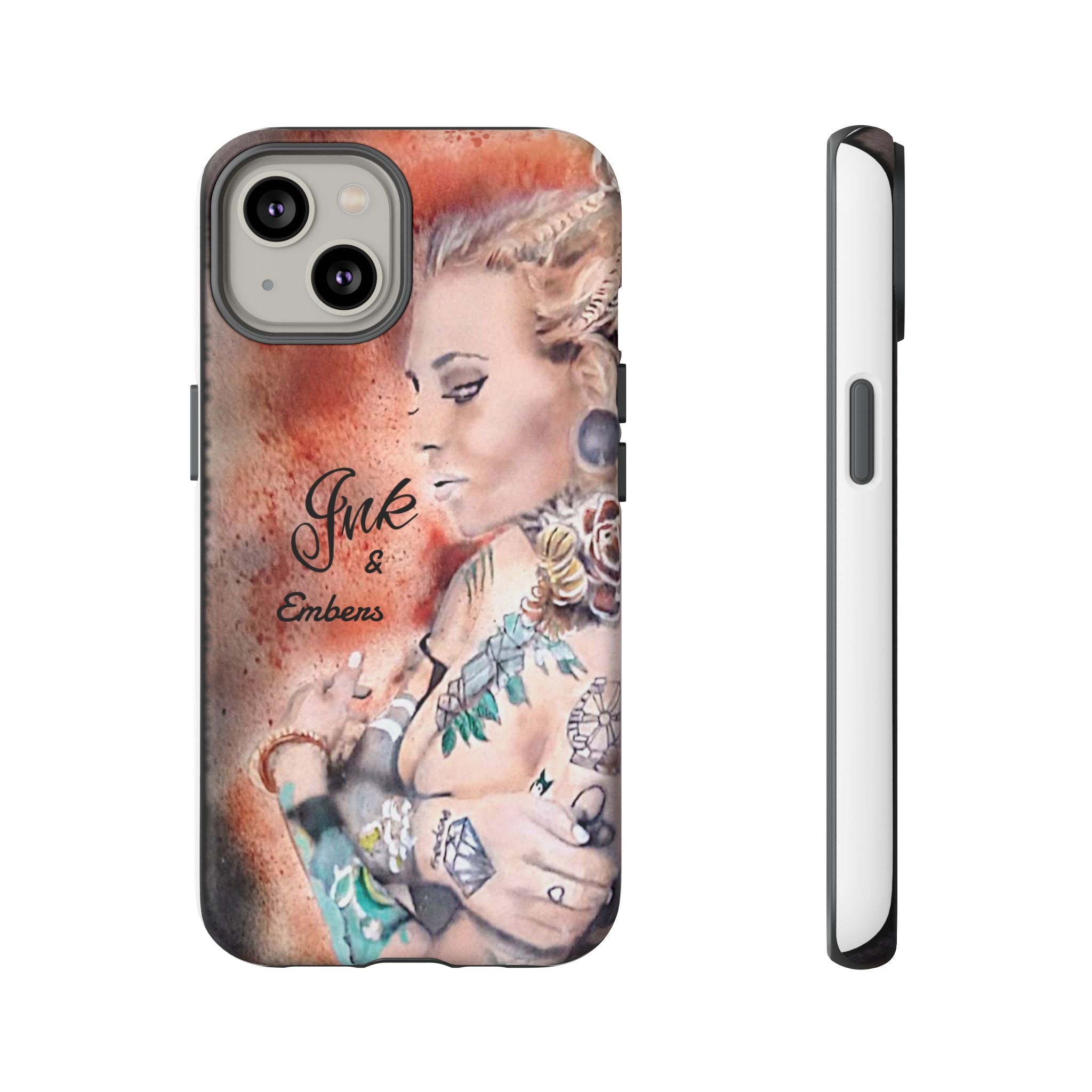 Tattooed Pin-Up Tough Case — Ink & Embers Phone Cover