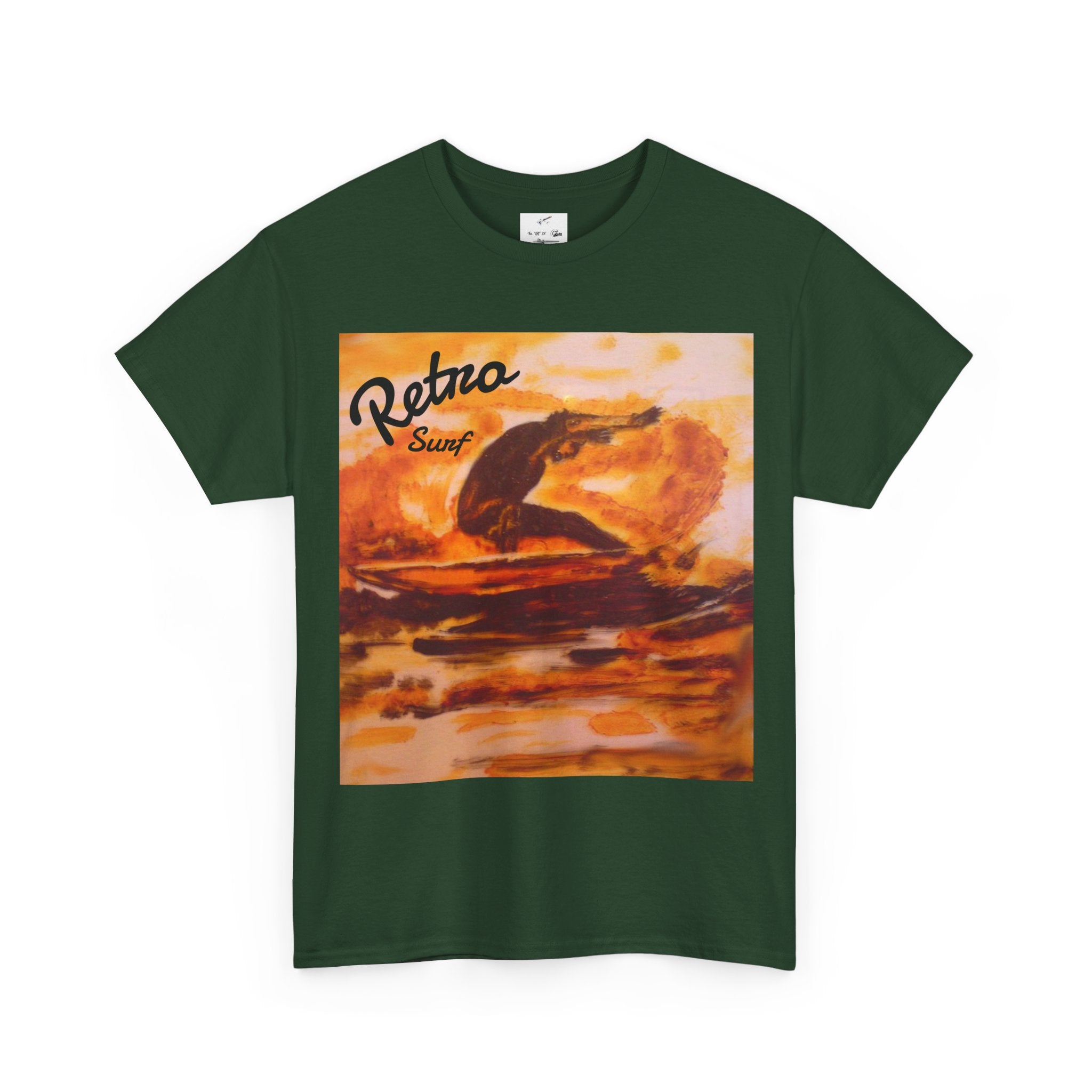 Retro Surf T-Shirt — Vintage Sunset Surfing Graphic Tee