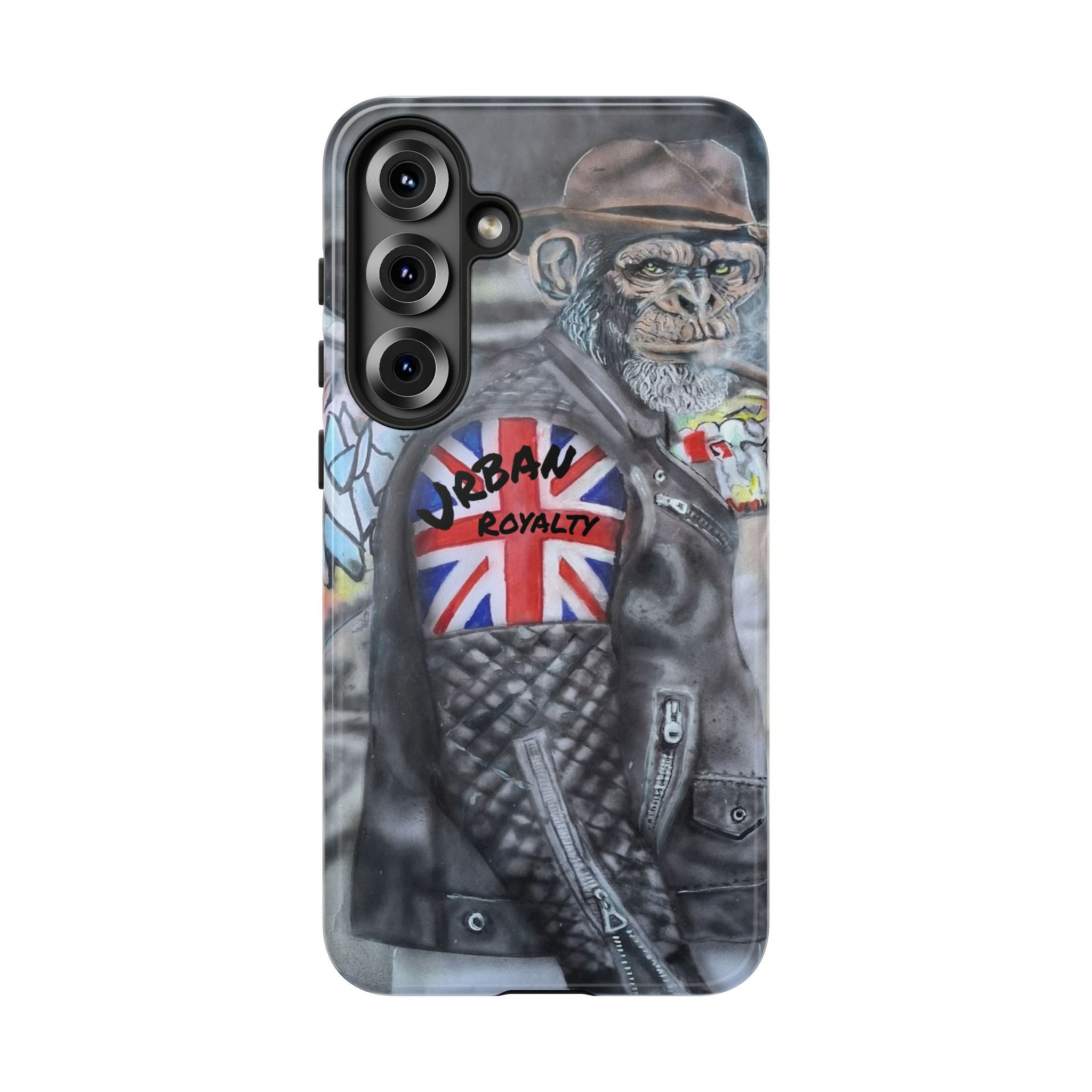 Urban Royalty Monkey Phone Case – Graffiti Biker Protective Cover