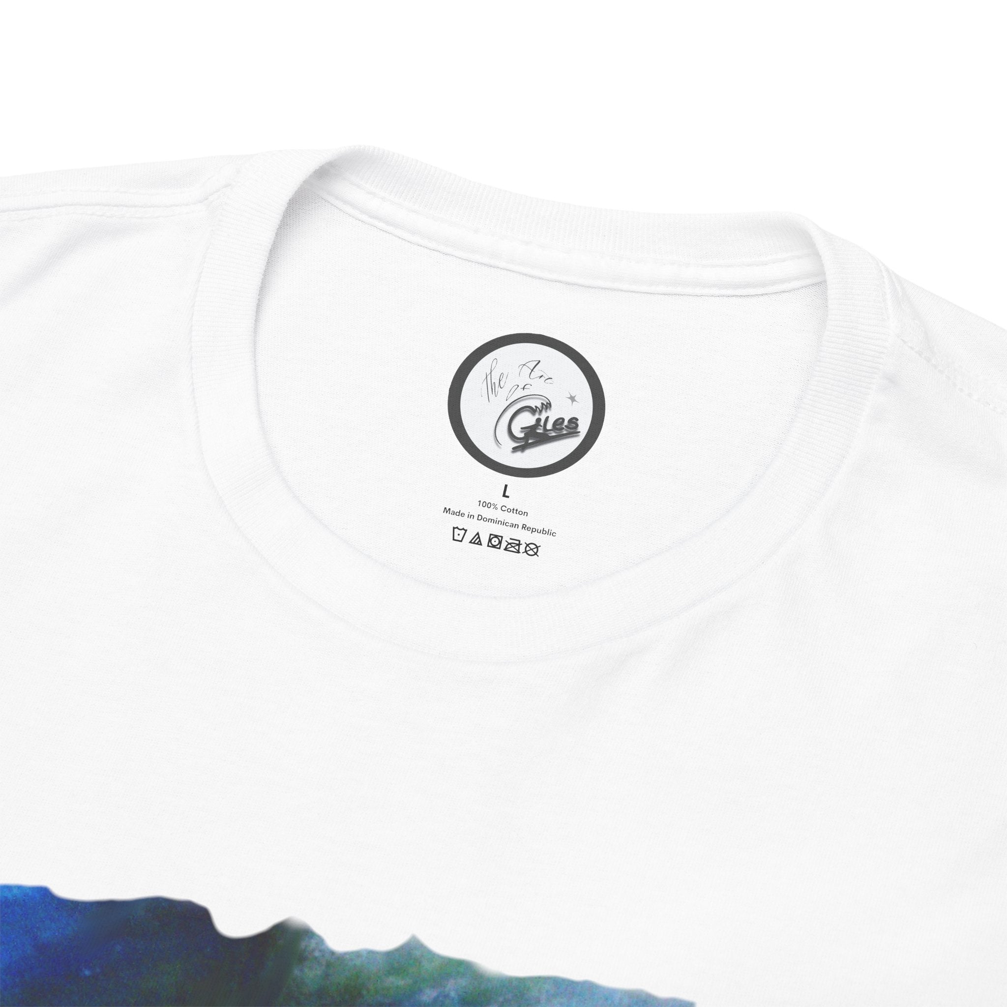 Koi Fish Watercolor T-Shirt — Japanese Kanji Peace Graphic Tee