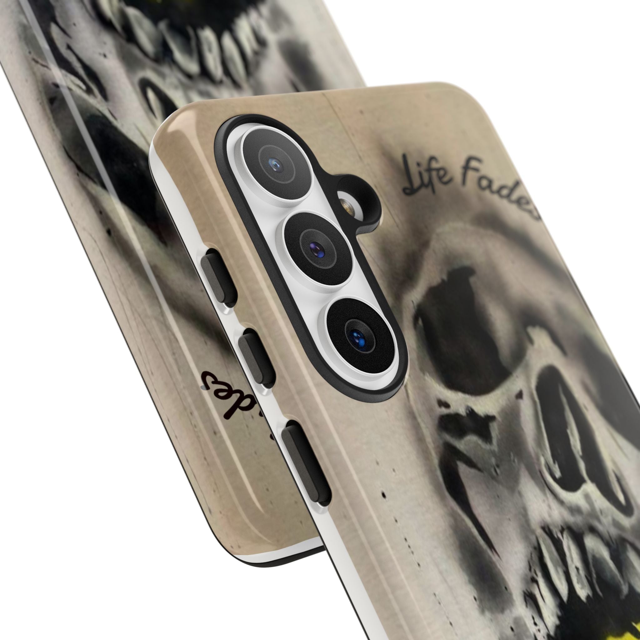 Skull & Rose Tough Case — “Life Fades. Style Doesn’t.” Phone Cover