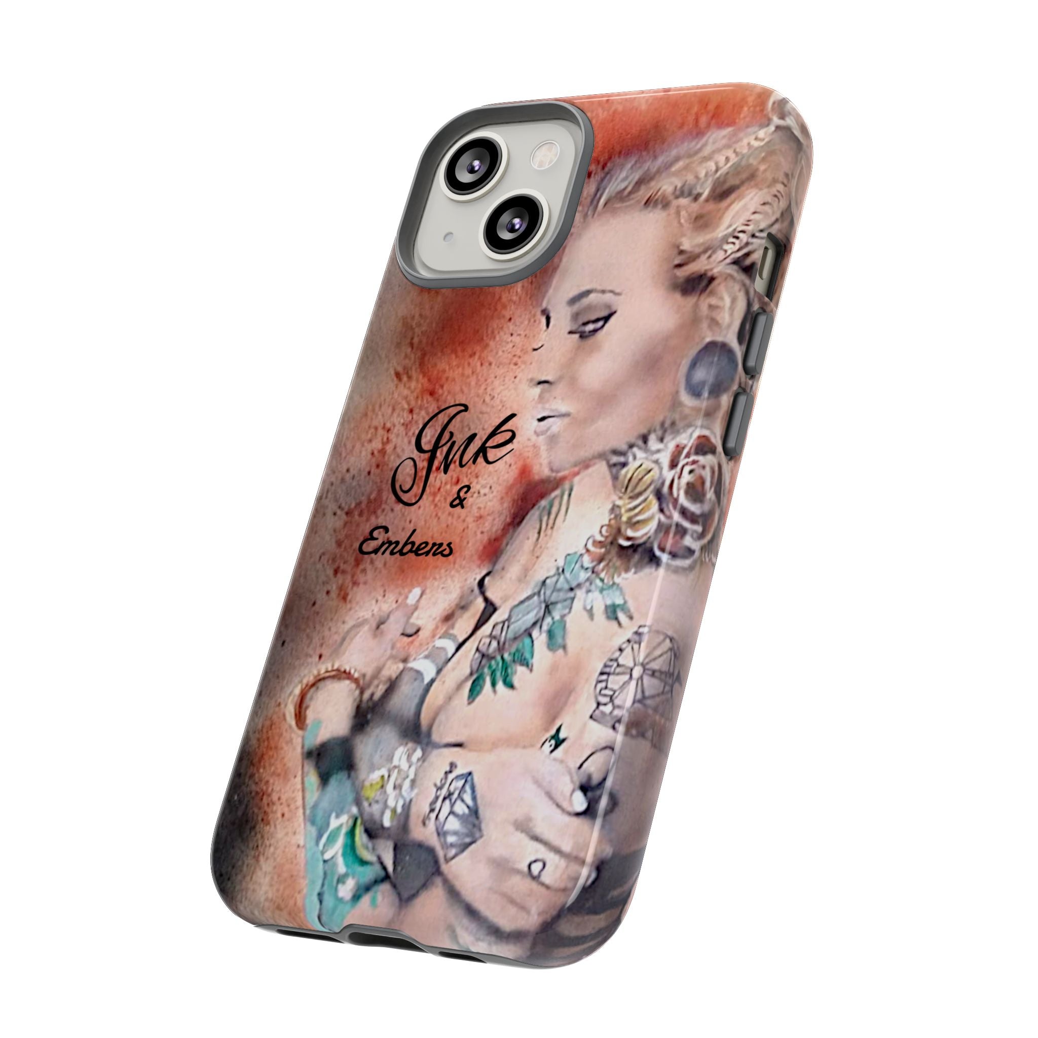 Tattooed Pin-Up Tough Case — Ink & Embers Phone Cover