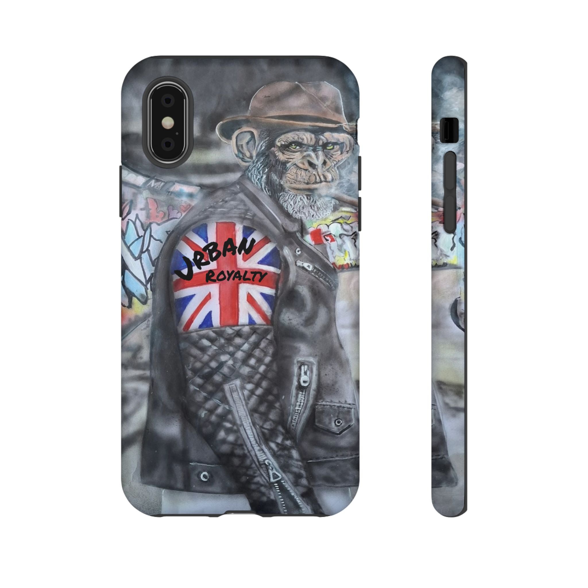 Urban Royalty Monkey Phone Case – Graffiti Biker Protective Cover