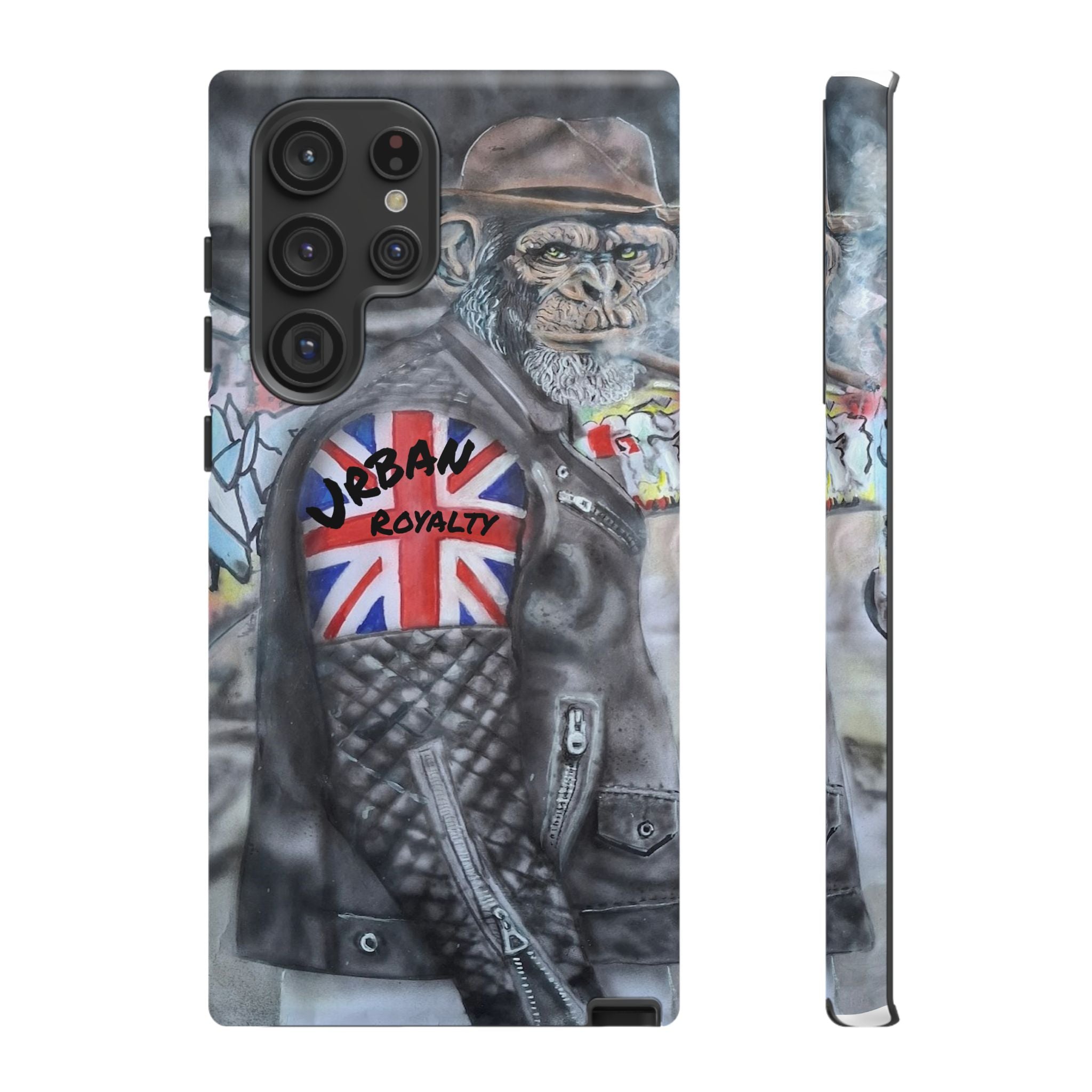 Urban Royalty Monkey Phone Case – Graffiti Biker Protective Cover