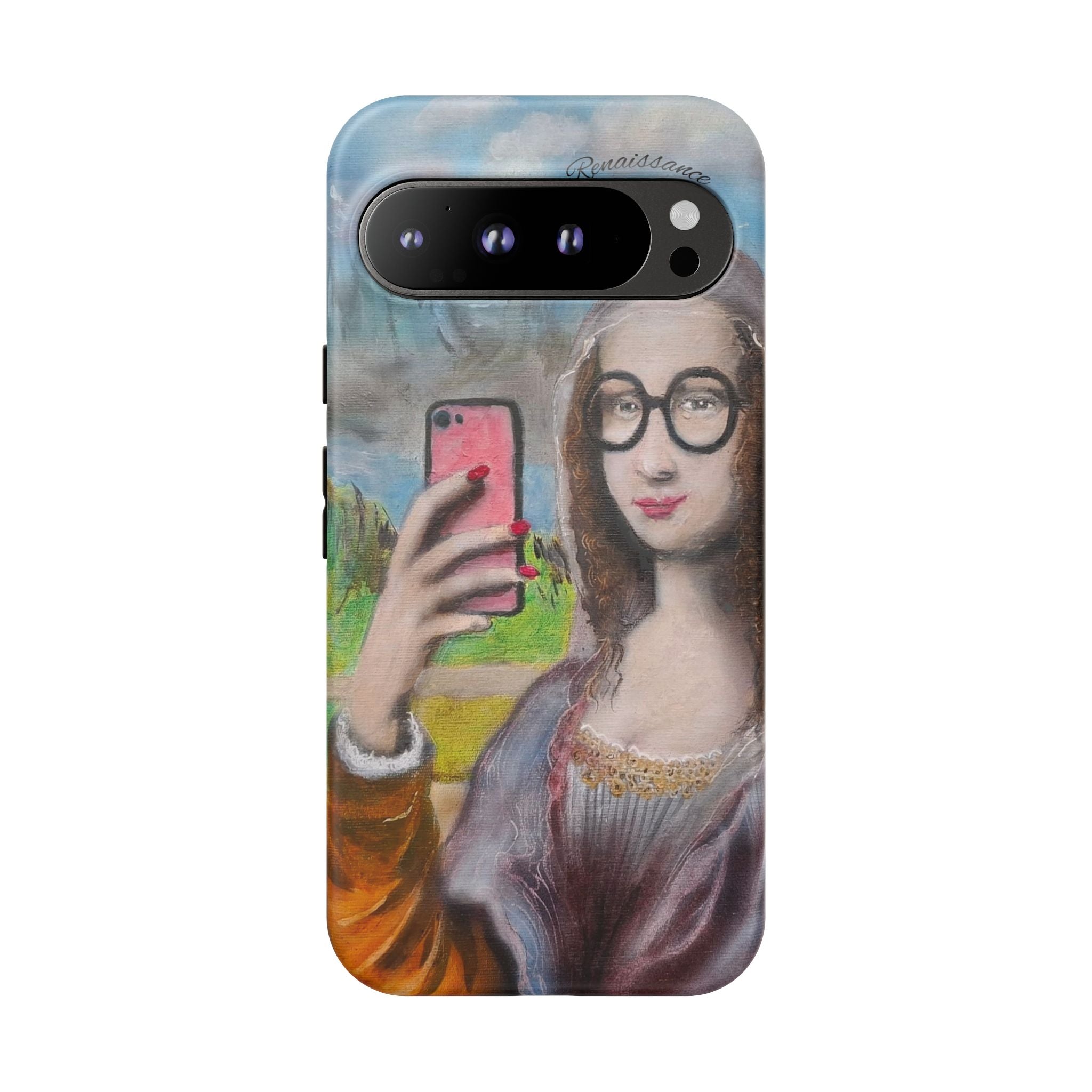 Mona Lisa Selfie Tough Phone Case — Renaissance Reloaded Protective Cover