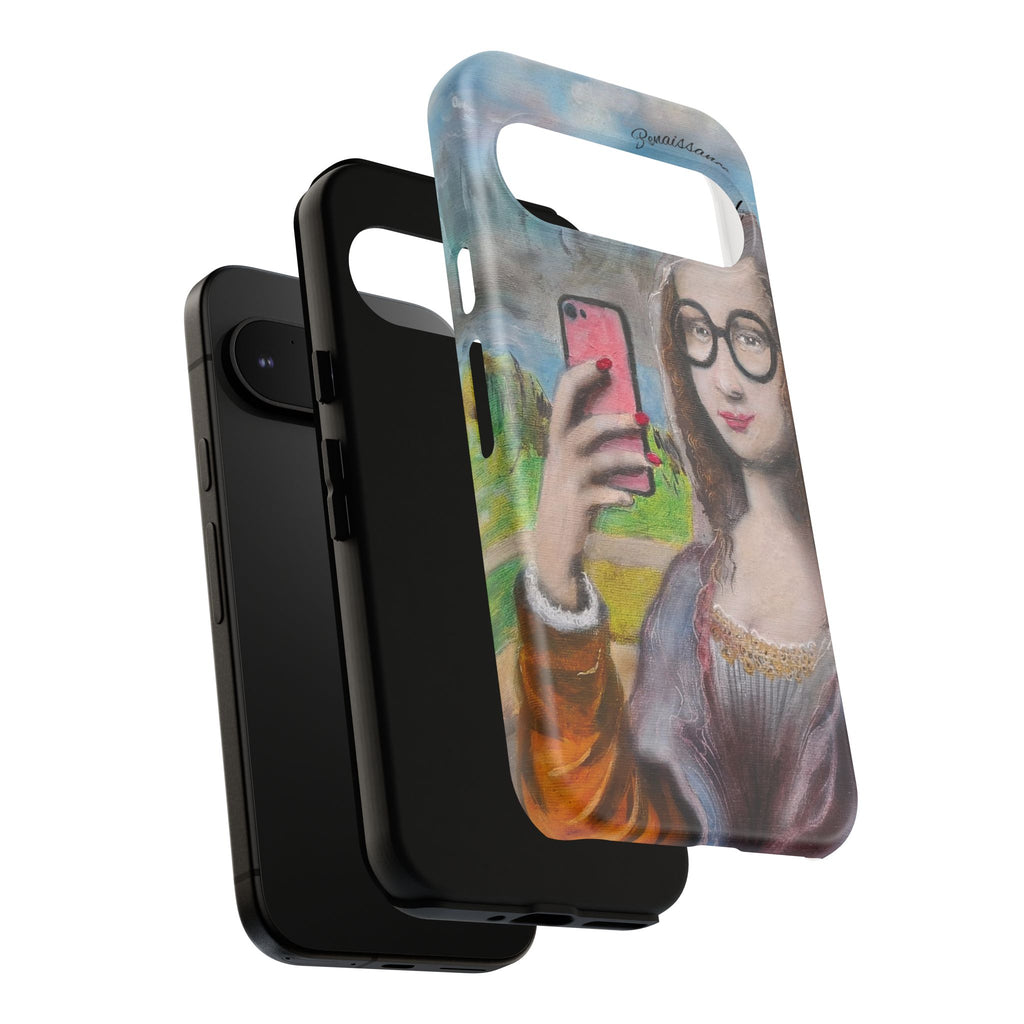 Mona Lisa Selfie Tough Phone Case — Renaissance Reloaded Protective Cover