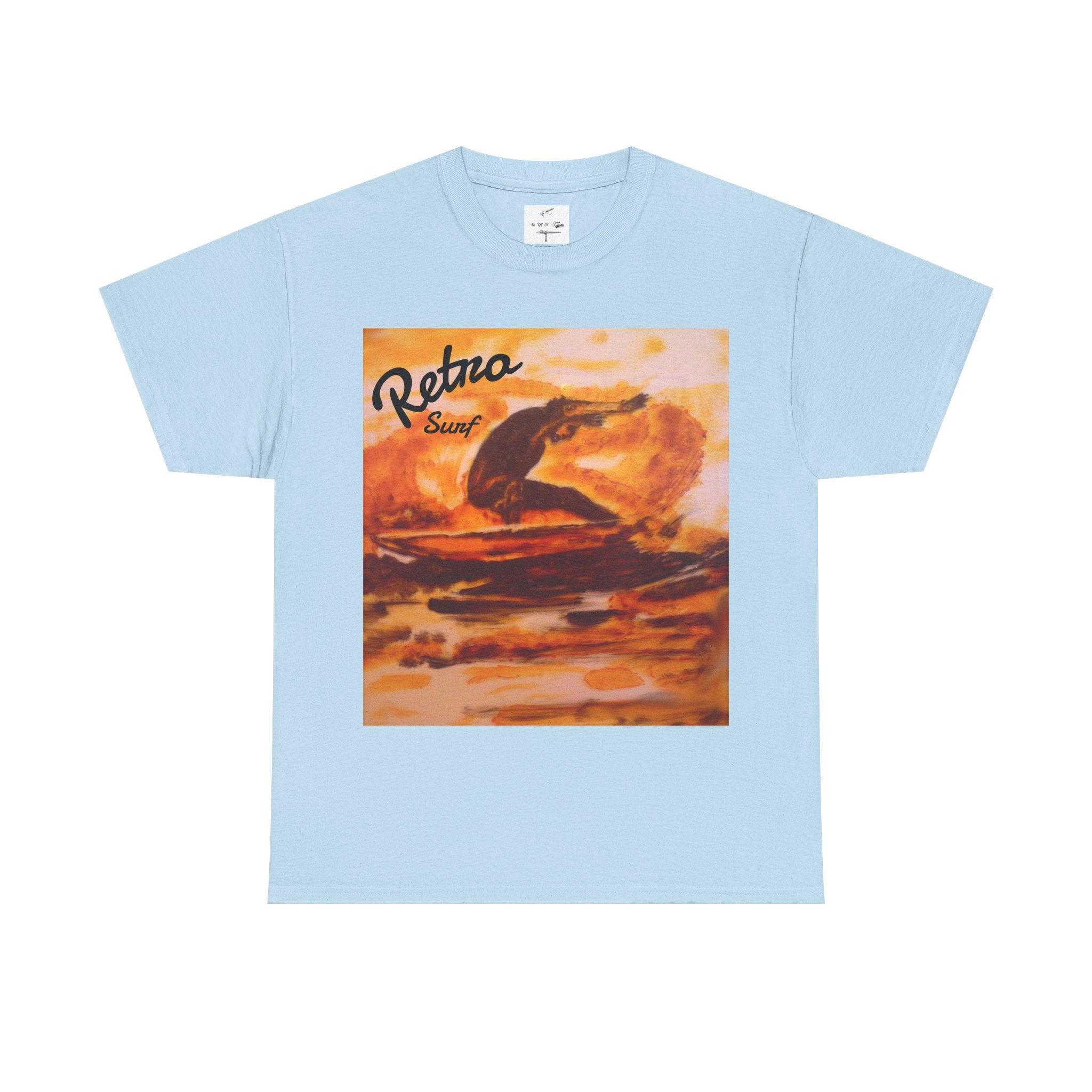 Retro Surf T-Shirt — Vintage Sunset Surfing Graphic Tee