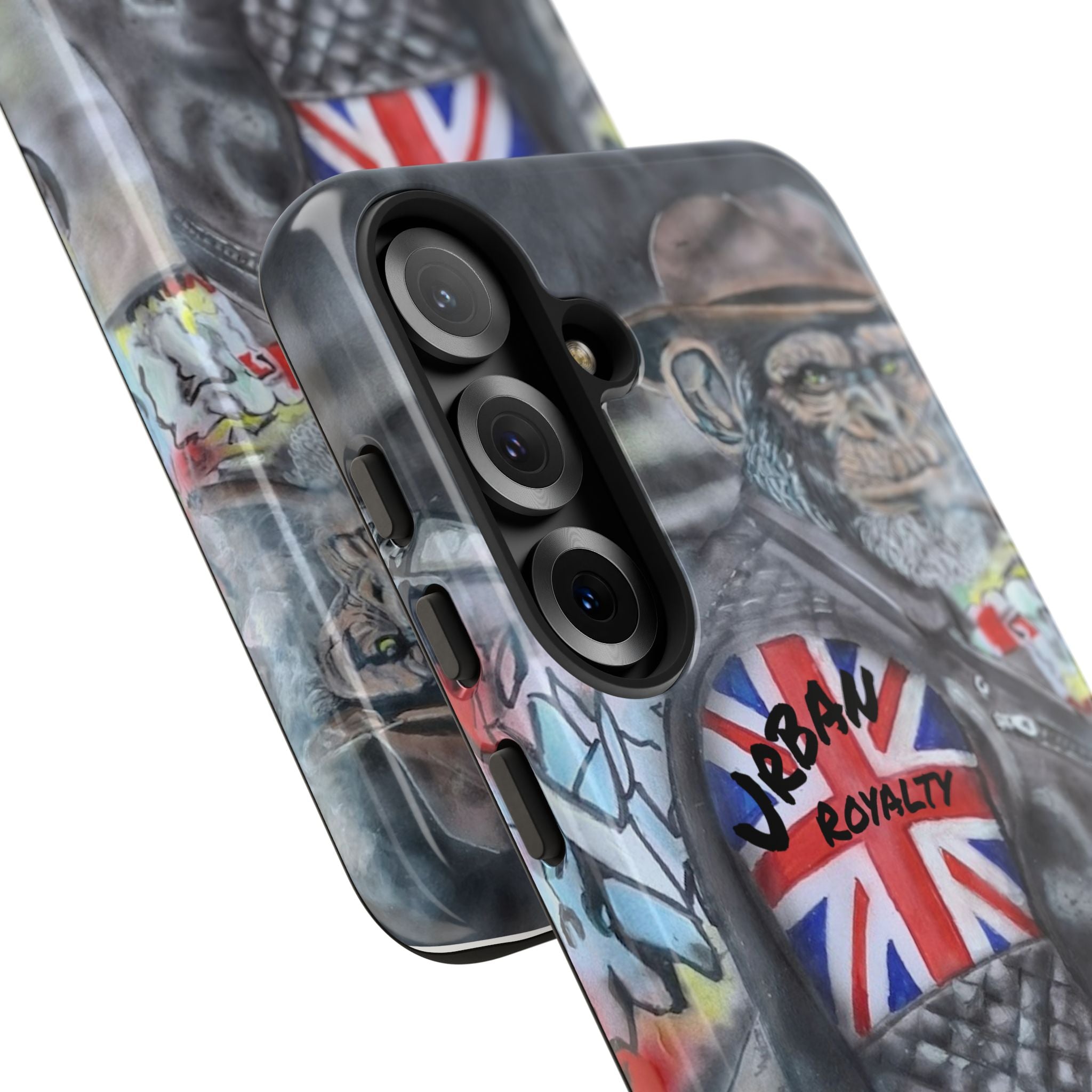 Urban Royalty Monkey Phone Case – Graffiti Biker Protective Cover